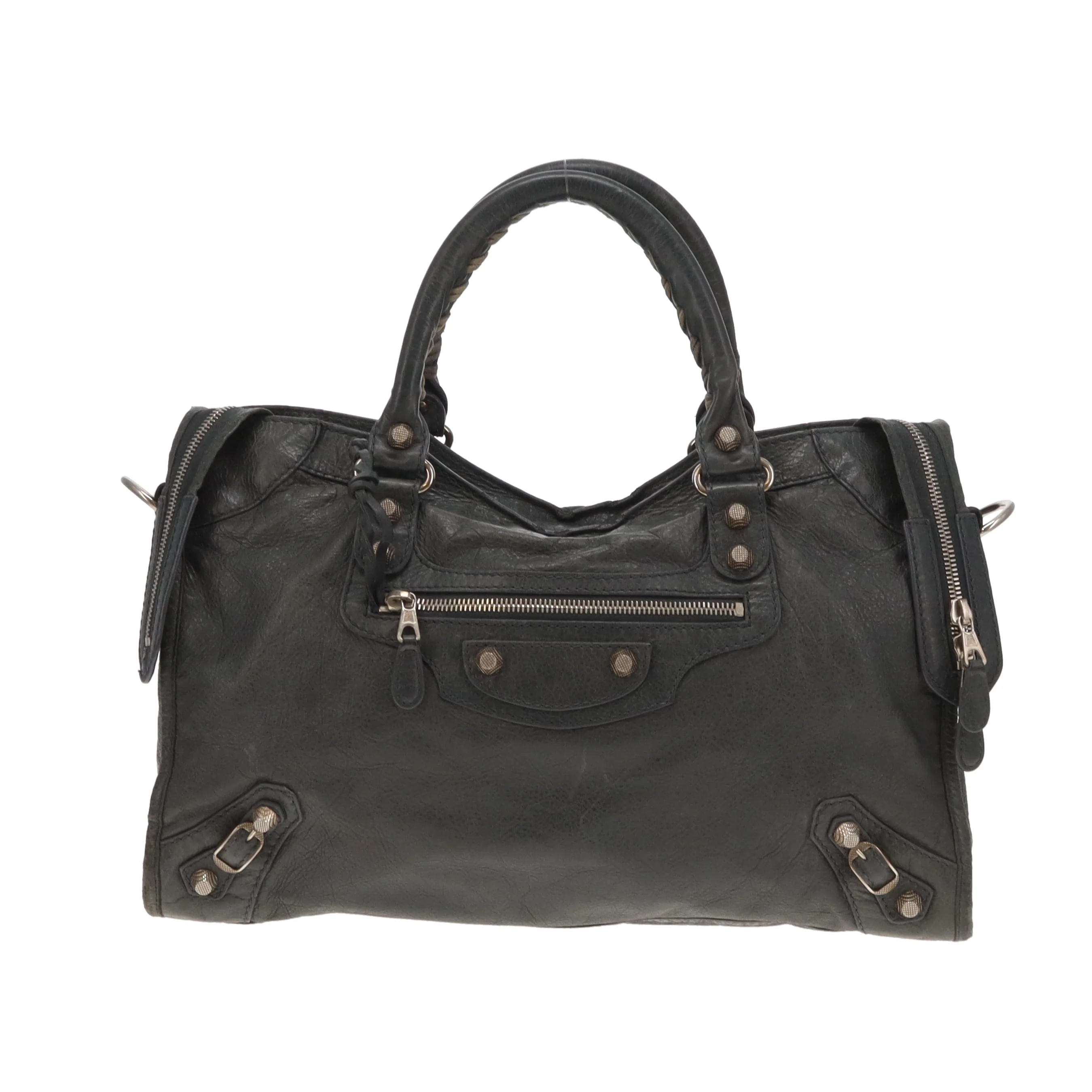 Balenciaga City Classic Bag Grey SHW