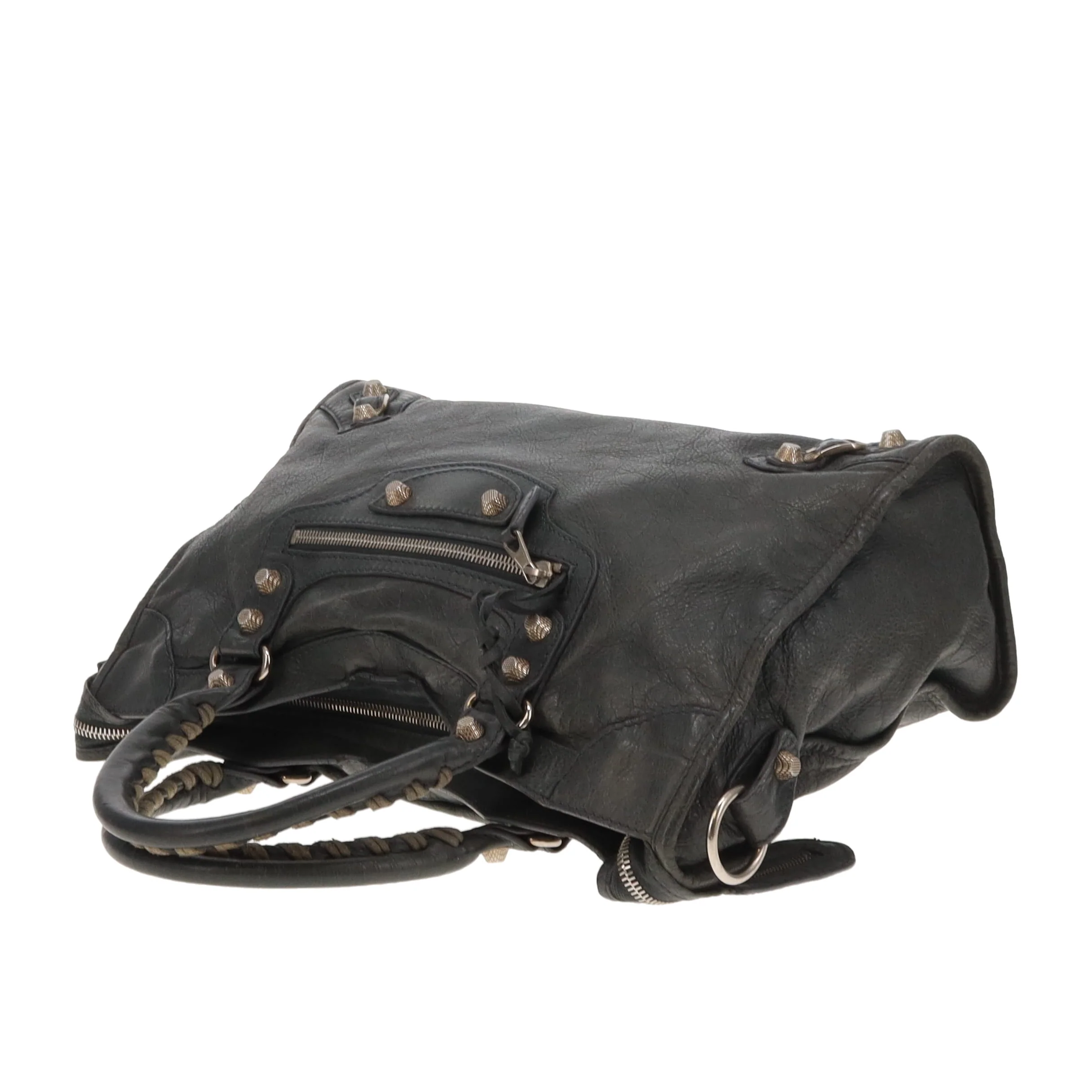 Balenciaga City Classic Bag Grey SHW - Image 12