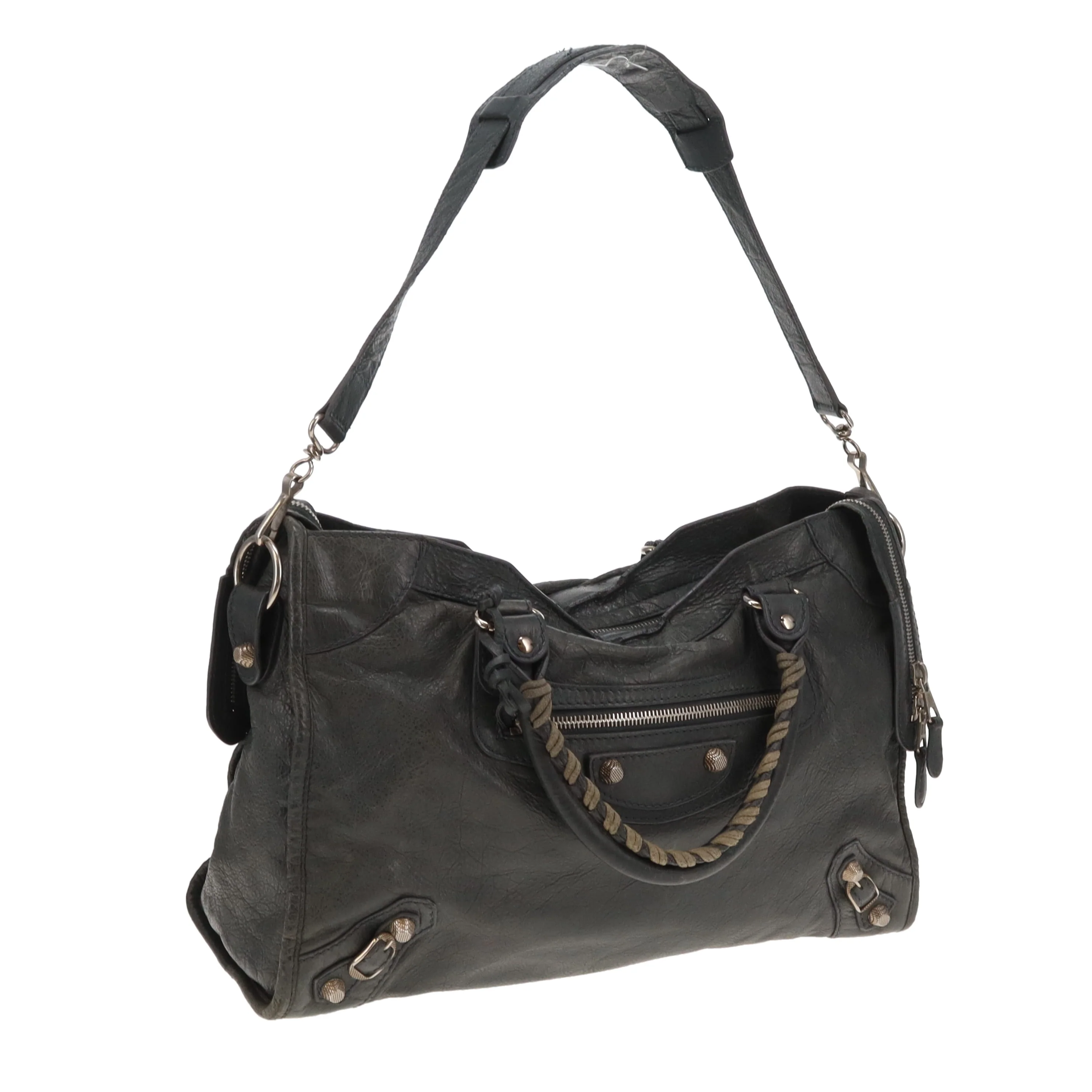 Balenciaga City Classic Bag Grey SHW - Image 5