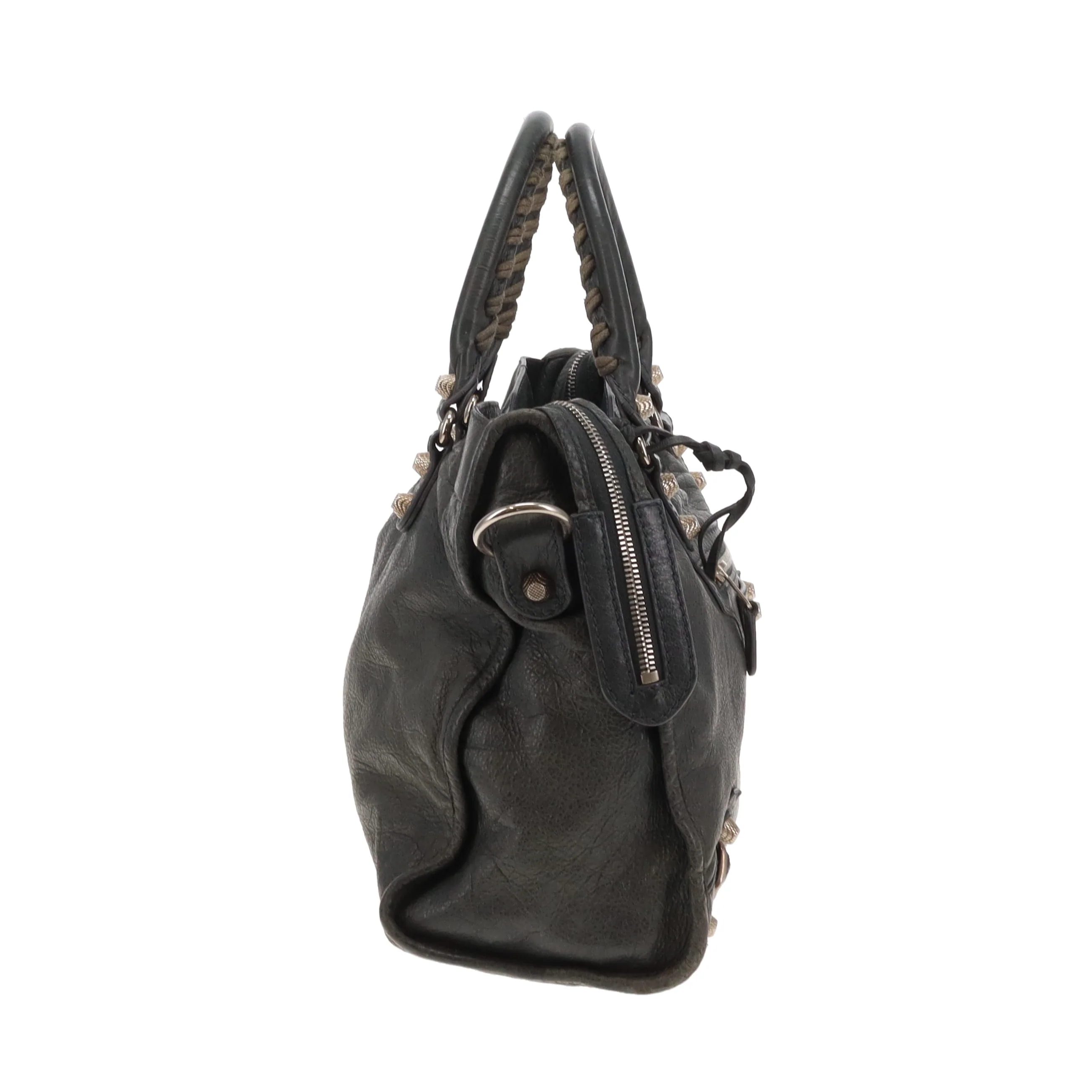 Balenciaga City Classic Bag Grey SHW - Image 6