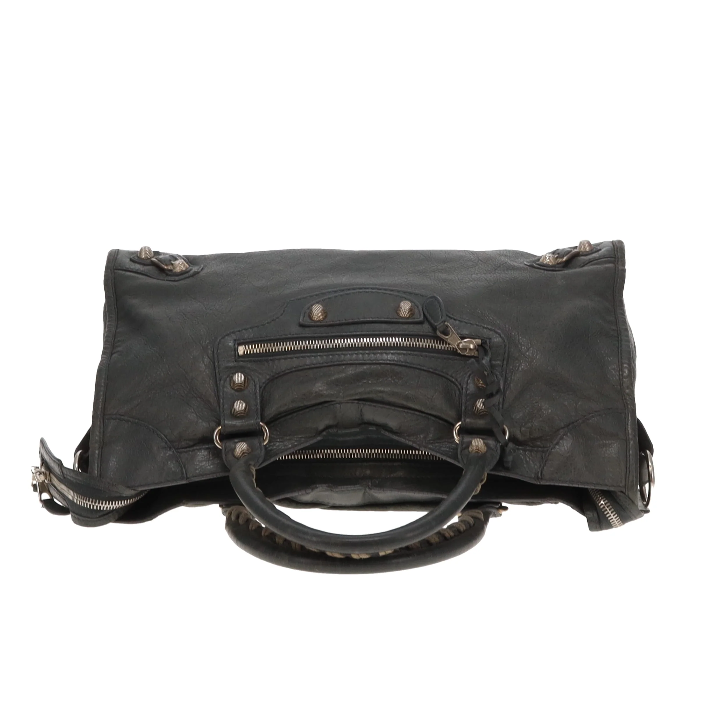 Balenciaga City Classic Bag Grey SHW - Image 8