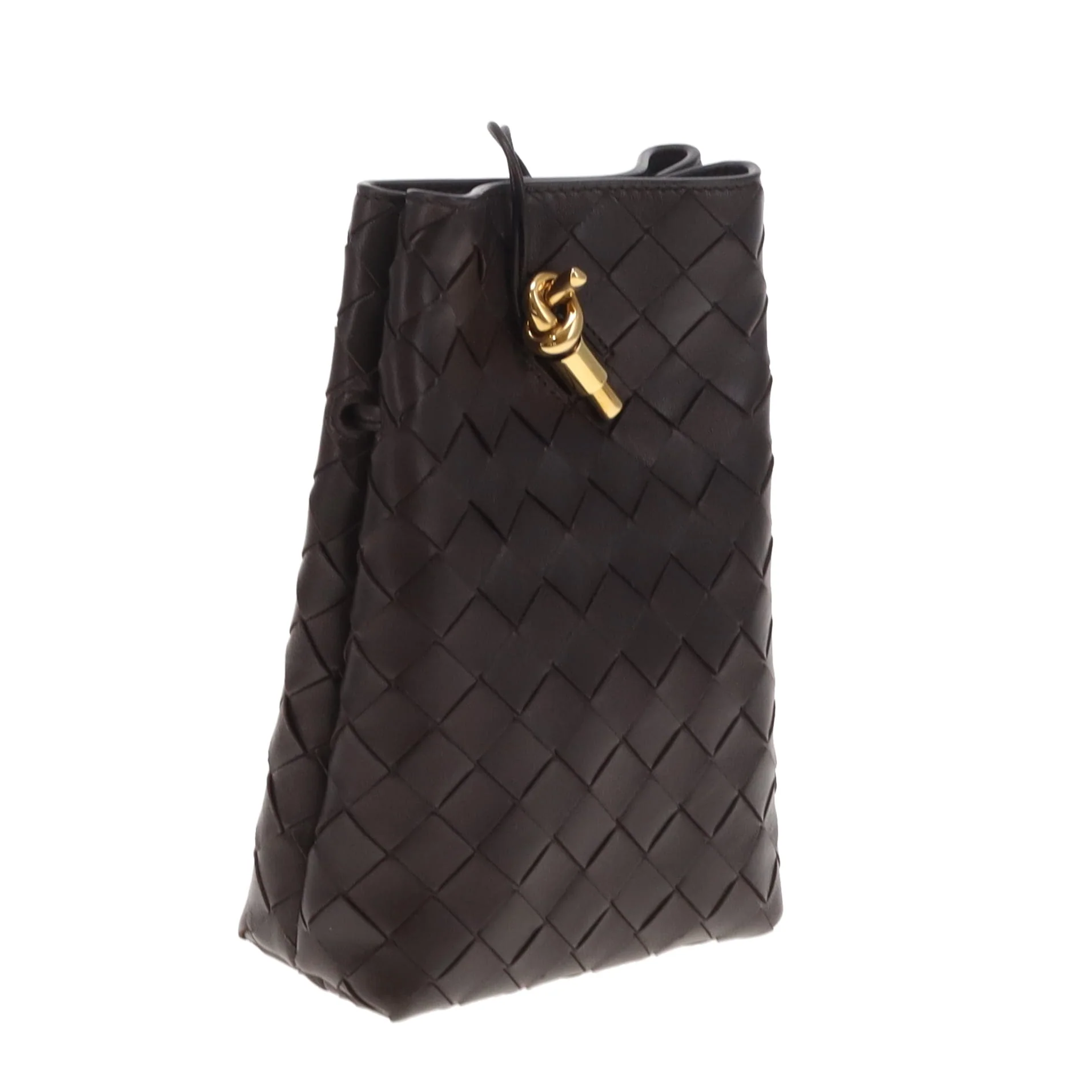 Bottega Veneta Andiamo Phone Pouch Fondant GHW - Image 4