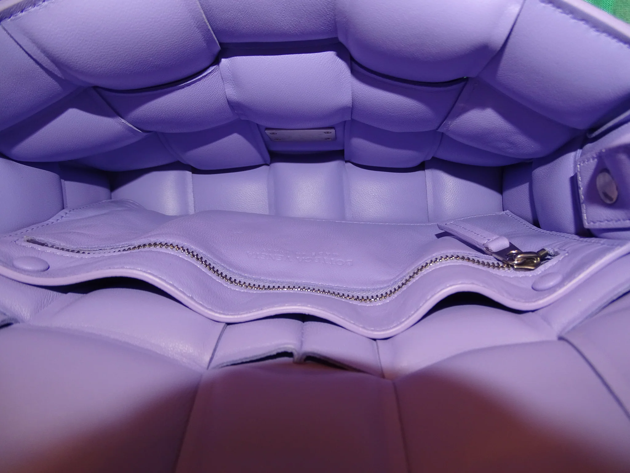 Bottega Veneta Cassette Padded In Lavender Nappa Leather - Image 12