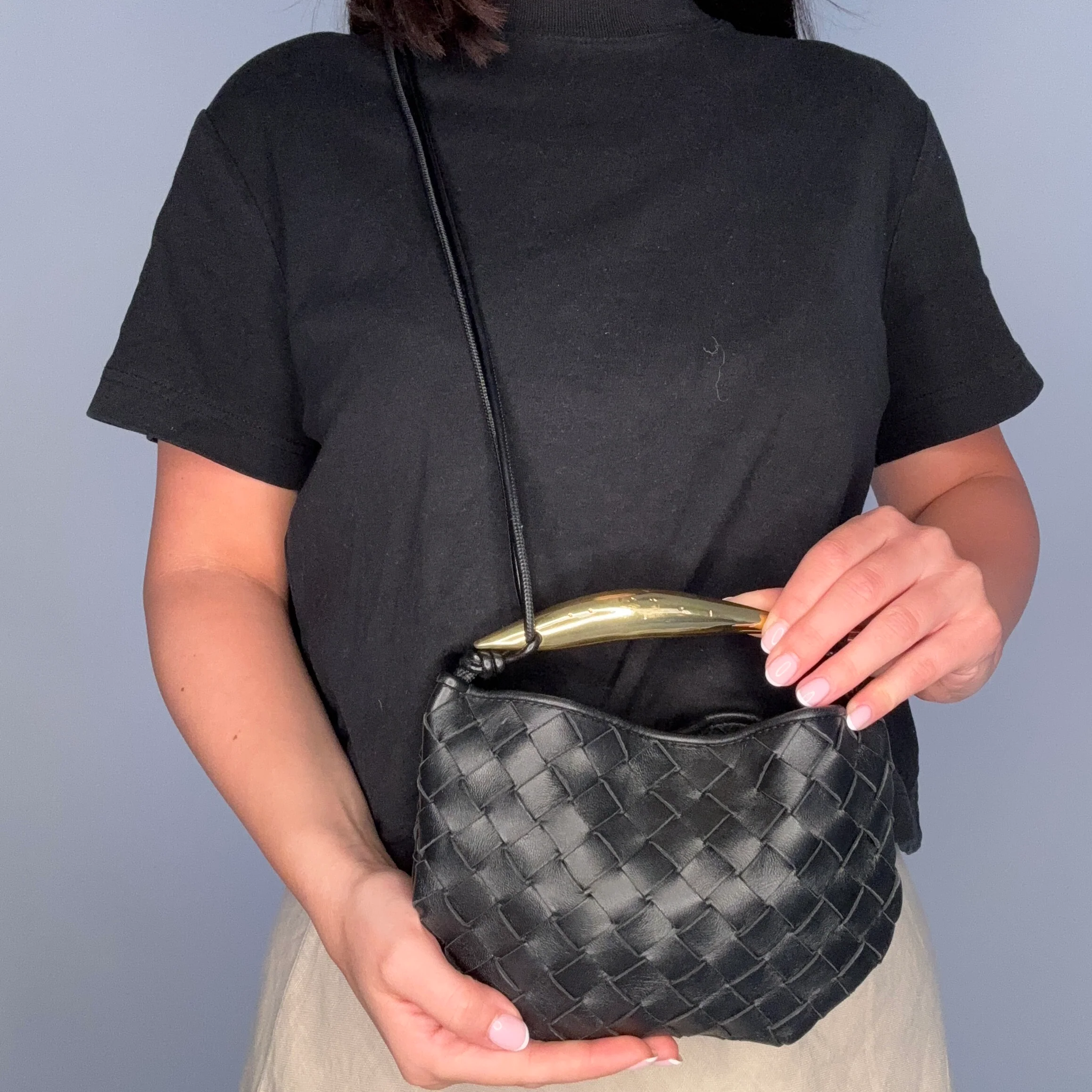 Bottega Veneta Sardine Baby Black GHW - Image 2