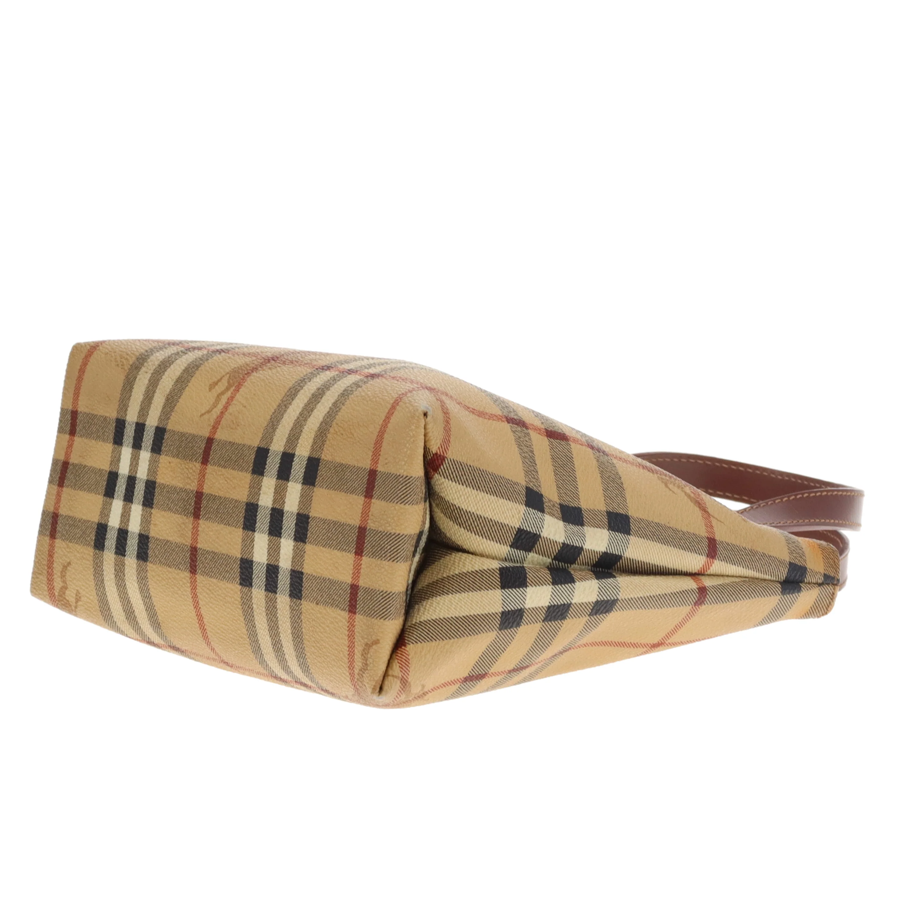 Burberry Tote Mini Haymarket Check and Leather - Image 9