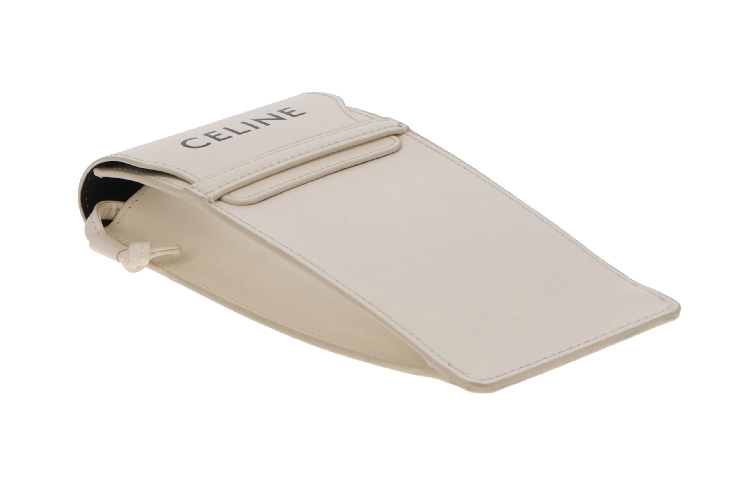 Celine Phone/Sunglasses Pouch In Smooth Calfskin Ivory - Image 10