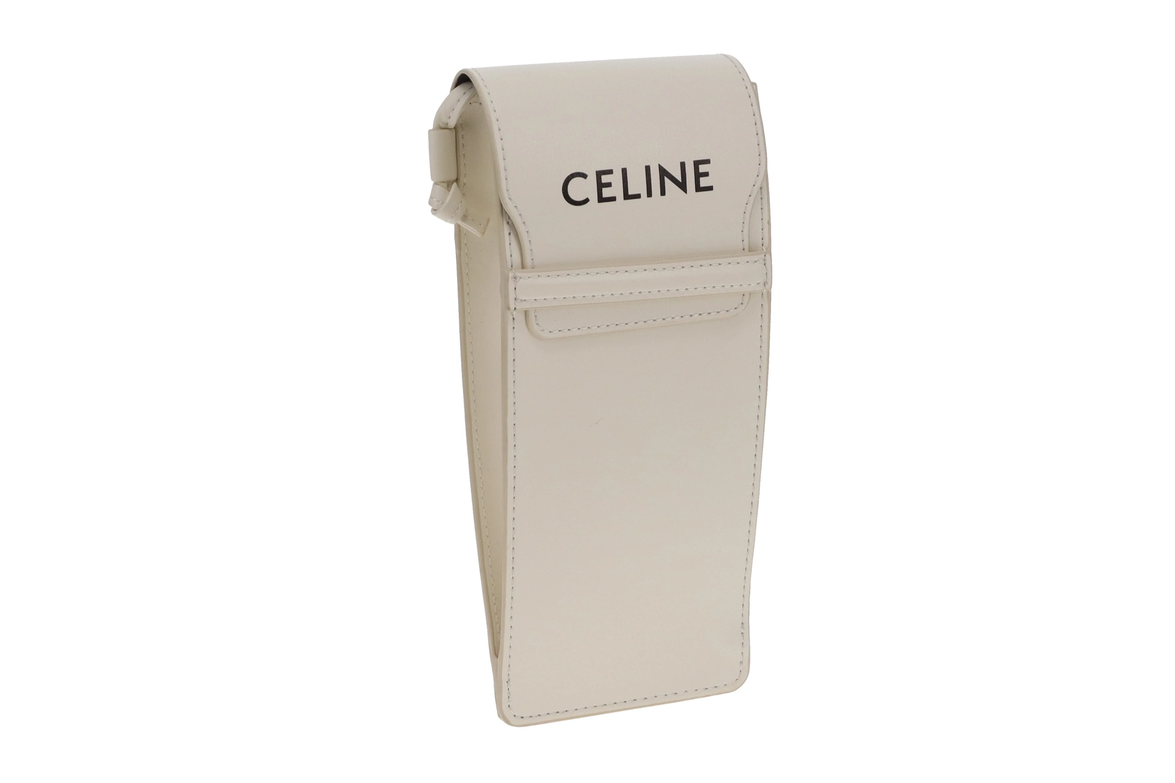 Celine Phone/Sunglasses Pouch In Smooth Calfskin Ivory - Image 4
