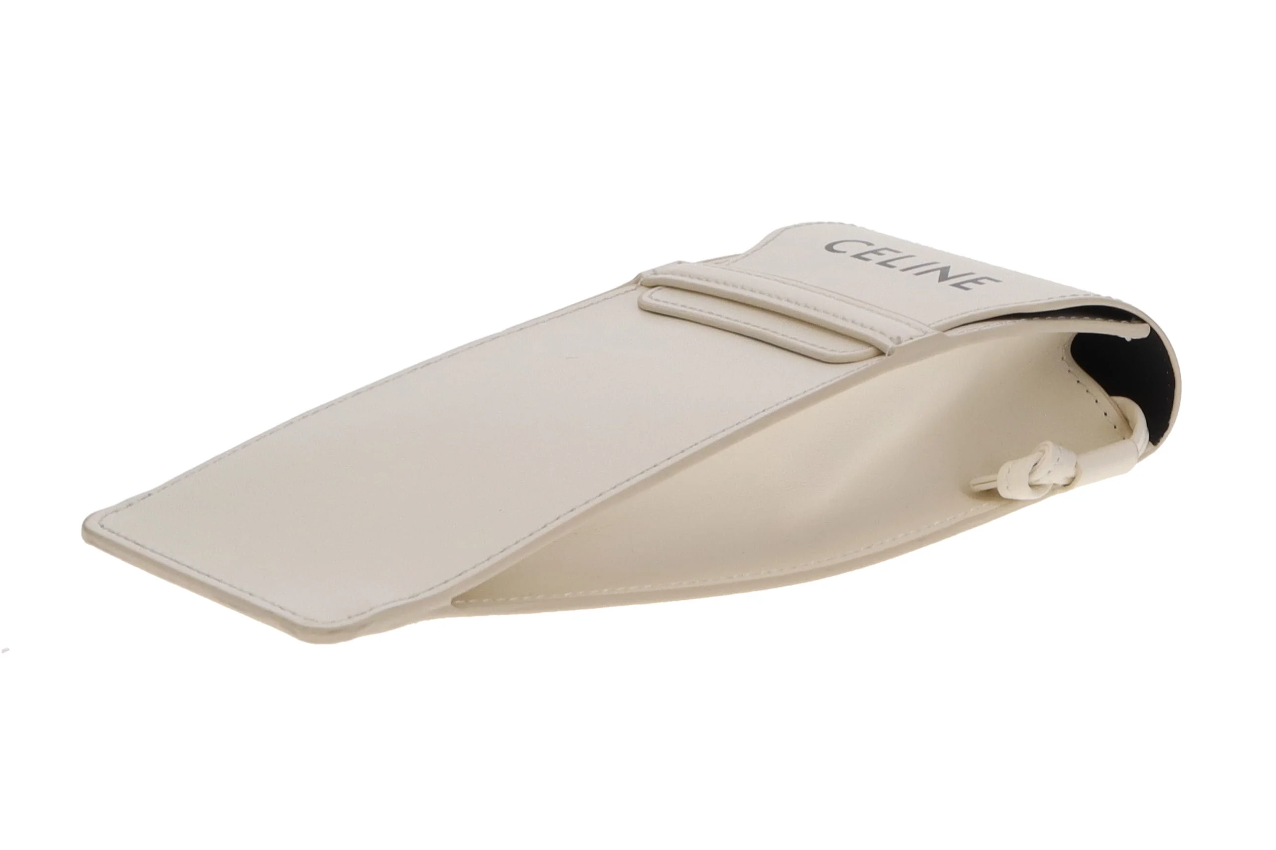 Celine Phone/Sunglasses Pouch In Smooth Calfskin Ivory - Image 9