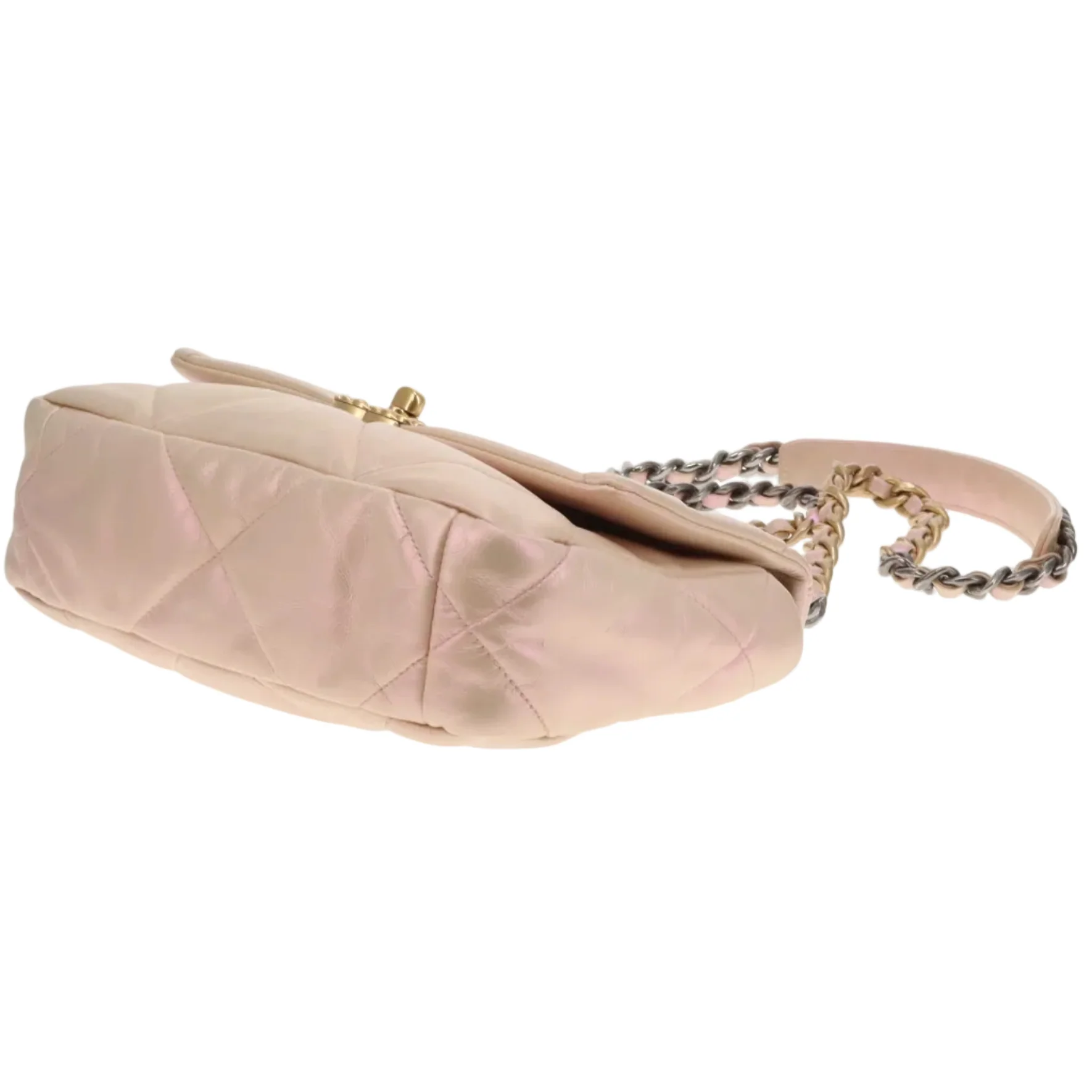 Chanel 19 Iridescent Leather Small (NFID) - Image 10