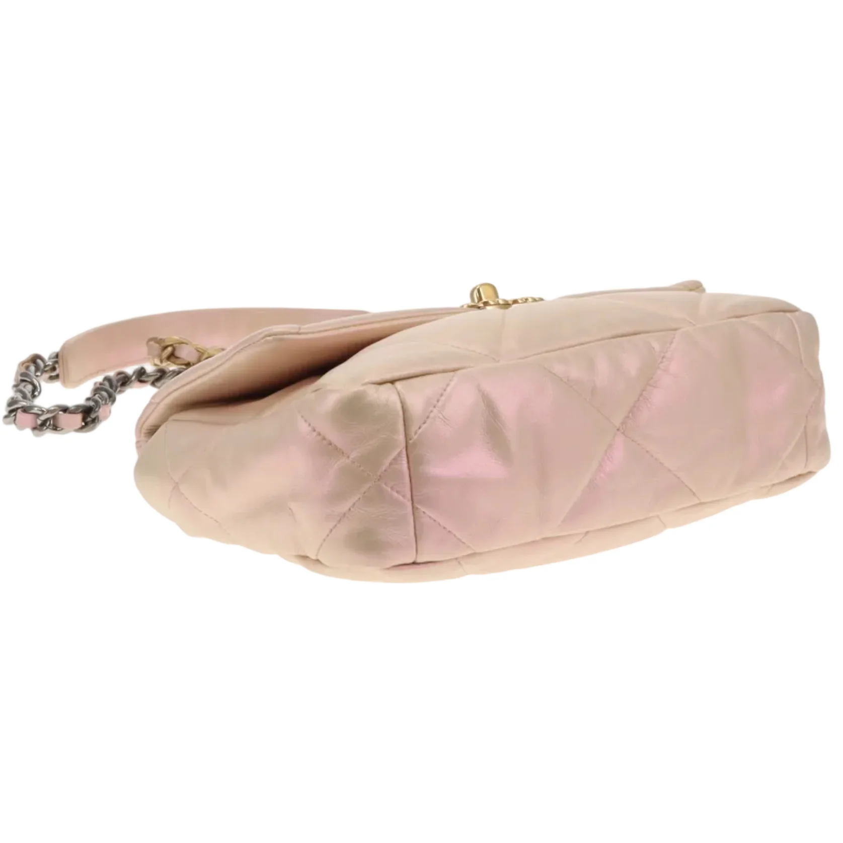 Chanel 19 Iridescent Leather Small (NFID) - Image 12