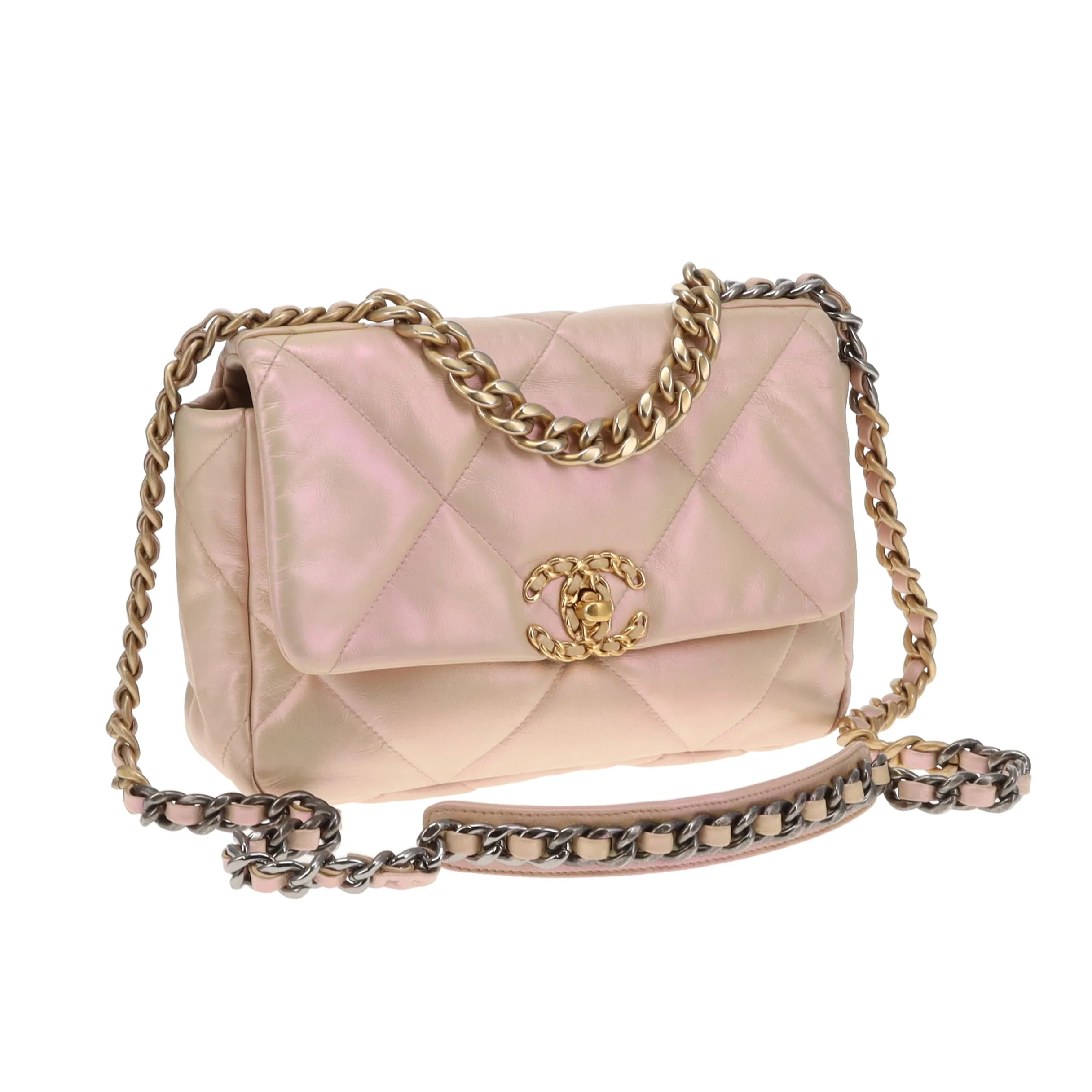 Chanel 19 Iridescent Leather Small (NFID) - Image 5