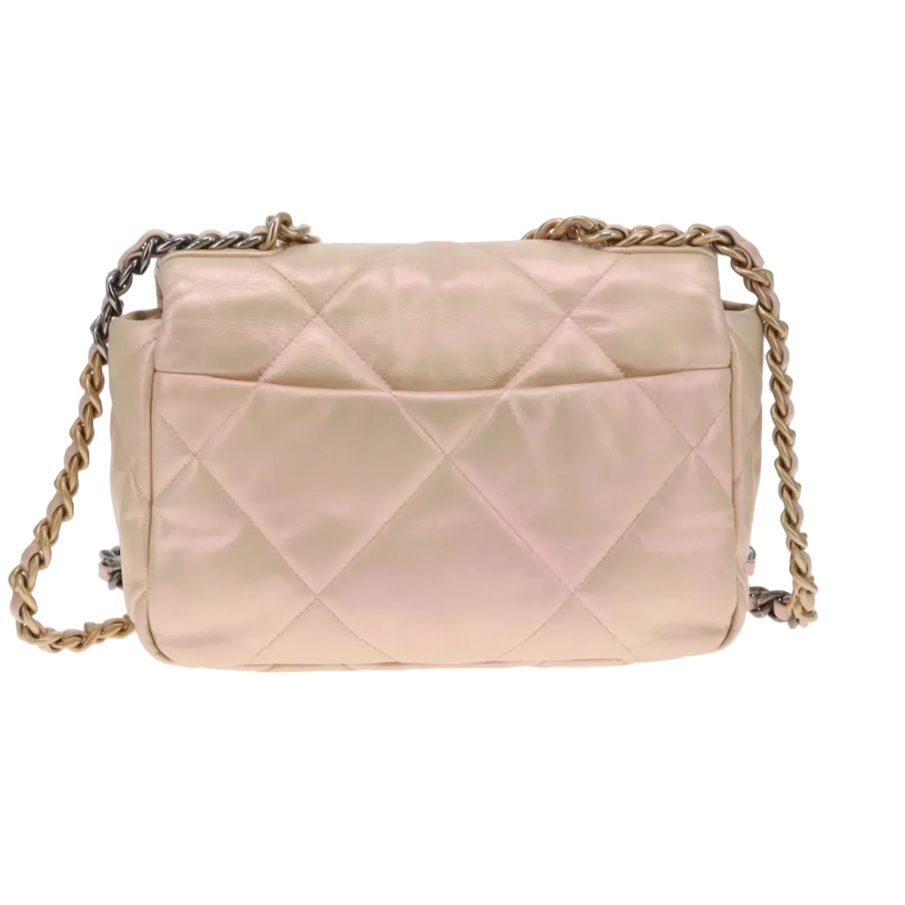 Chanel 19 Iridescent Leather Small (NFID) - Image 7