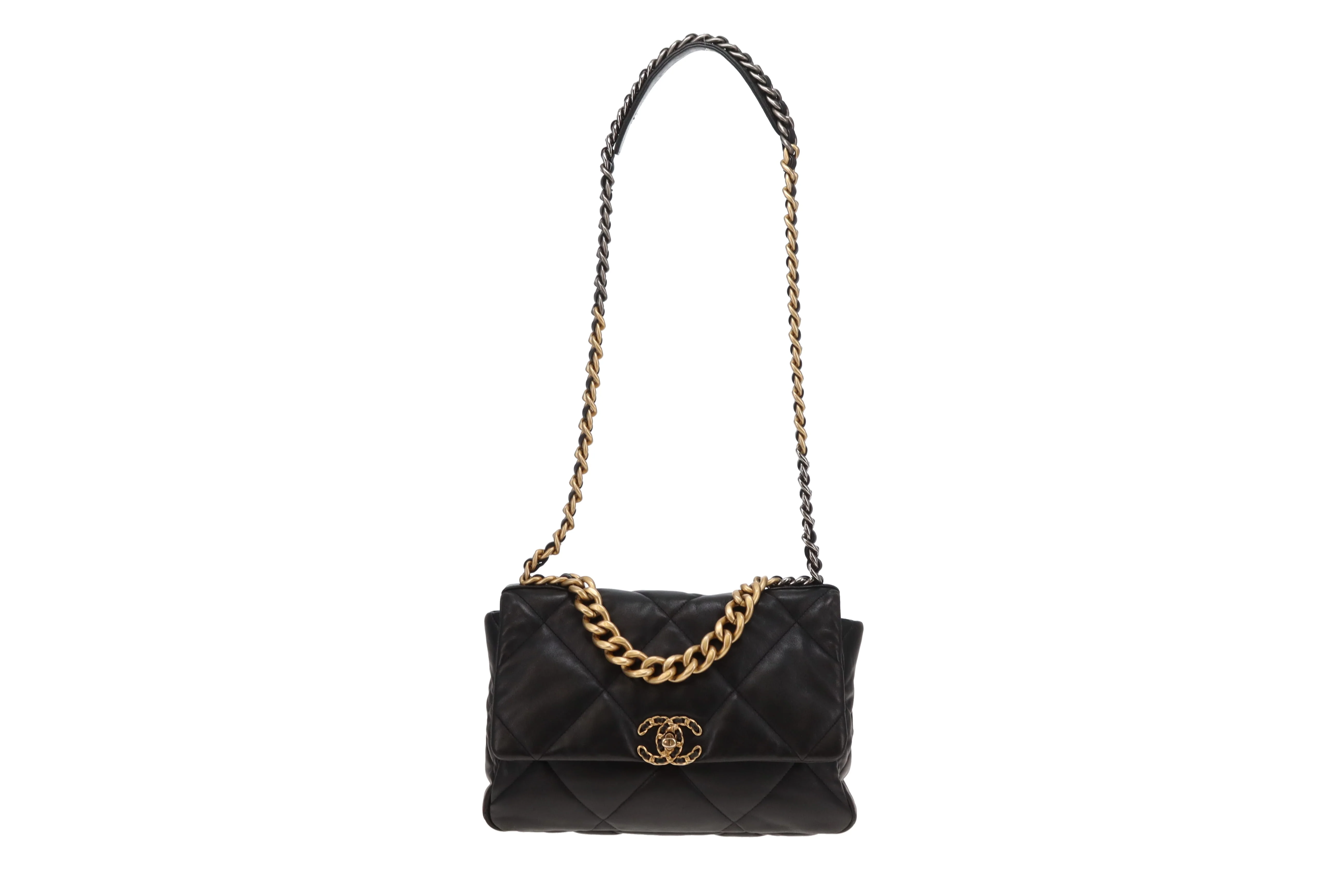 Chanel 19 Large Black 2020 - Image 4