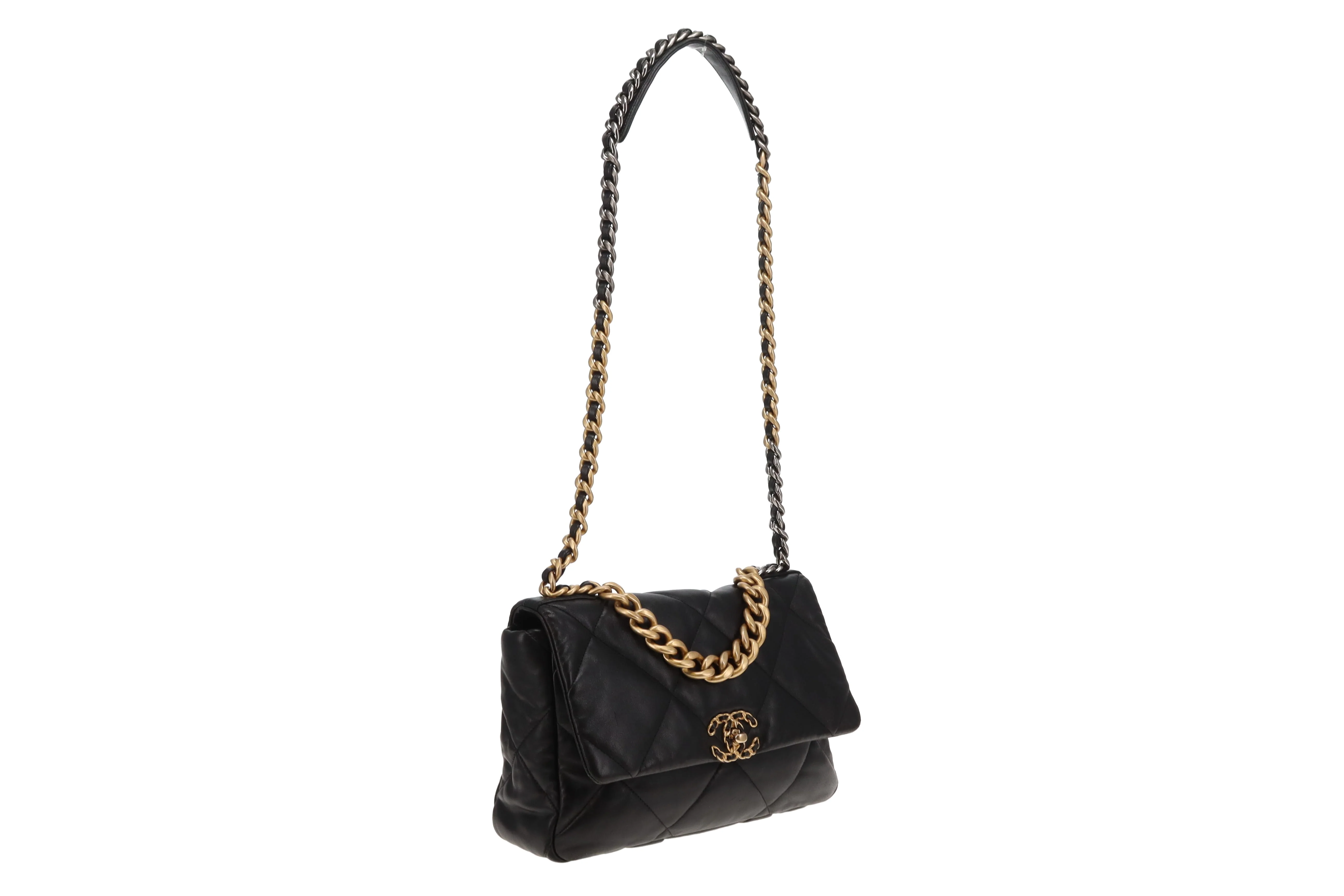 Chanel 19 Large Black 2020 - Image 6