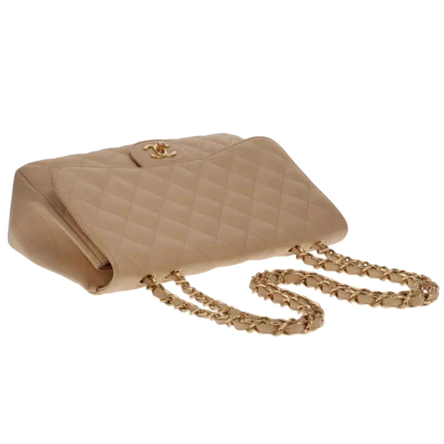 Chanel Classic Jumbo Single Flap Beige Caviar GHW 2009/10 (13 series) - Image 12