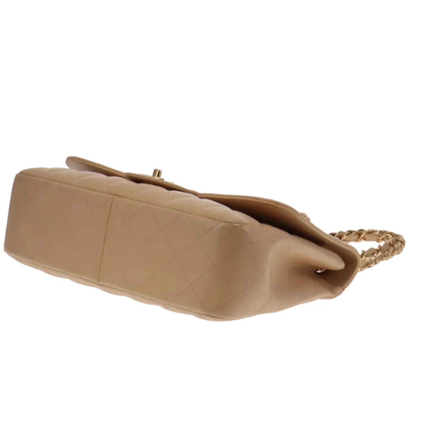 Chanel Classic Jumbo Single Flap Beige Caviar GHW 2009/10 (13 series) - Image 13