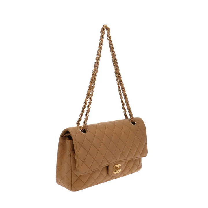 Chanel Classic Medium Double Flap Beige Caviar GH 2005/06 - Image 4