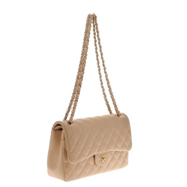 Chanel Classic Jumbo Double Flap Beige Lambskin GH 2010/11 - Image 5