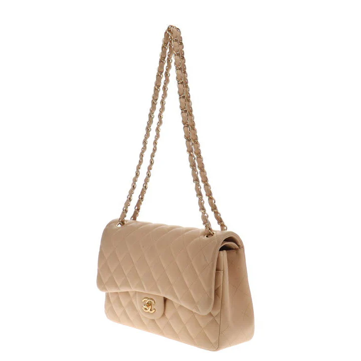 Chanel Classic Jumbo Double Flap Beige Lambskin GH 2010/11 - Image 9