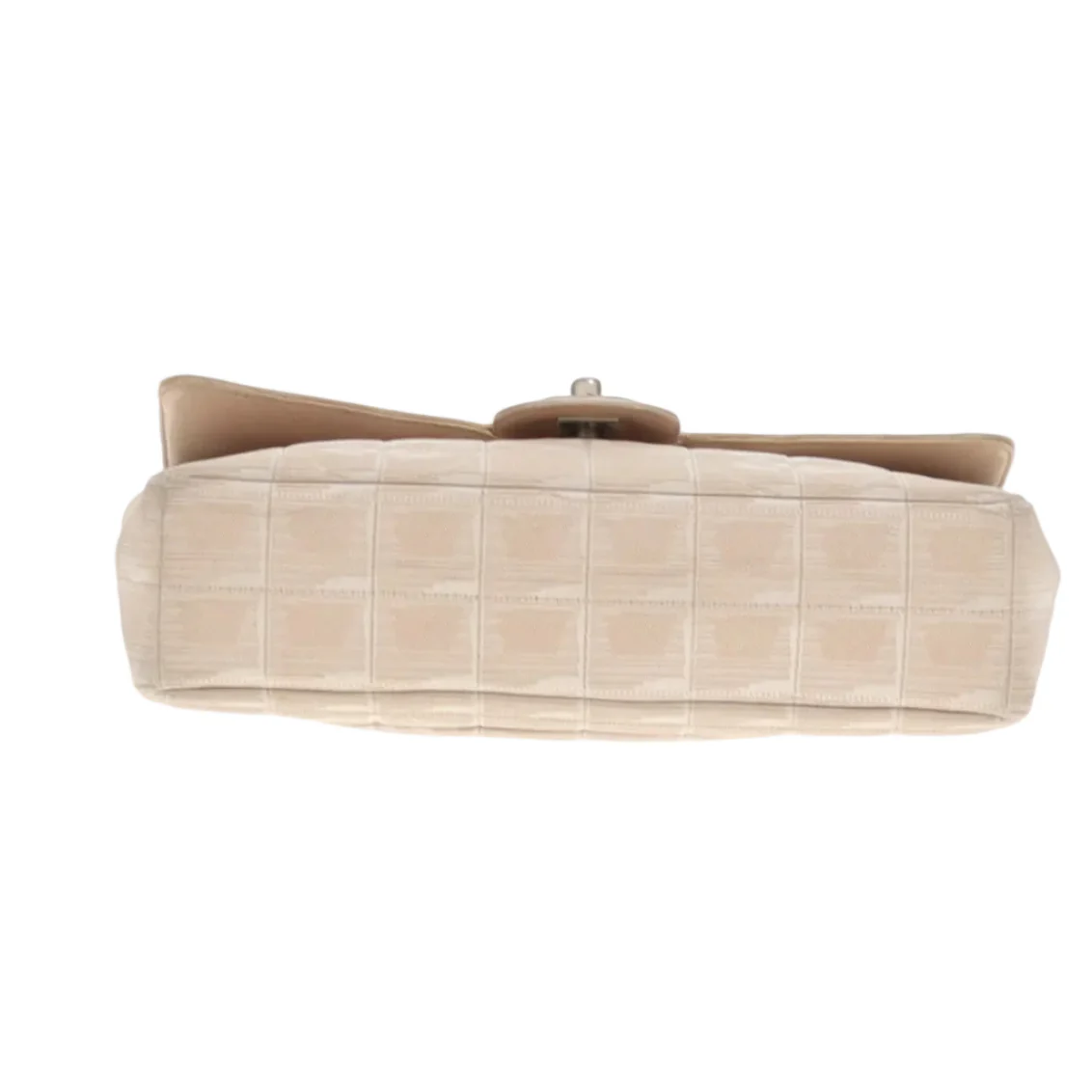 Chanel Beige Travel Ligne Single Flap Shoulder Bag 2002/03 - Image 10