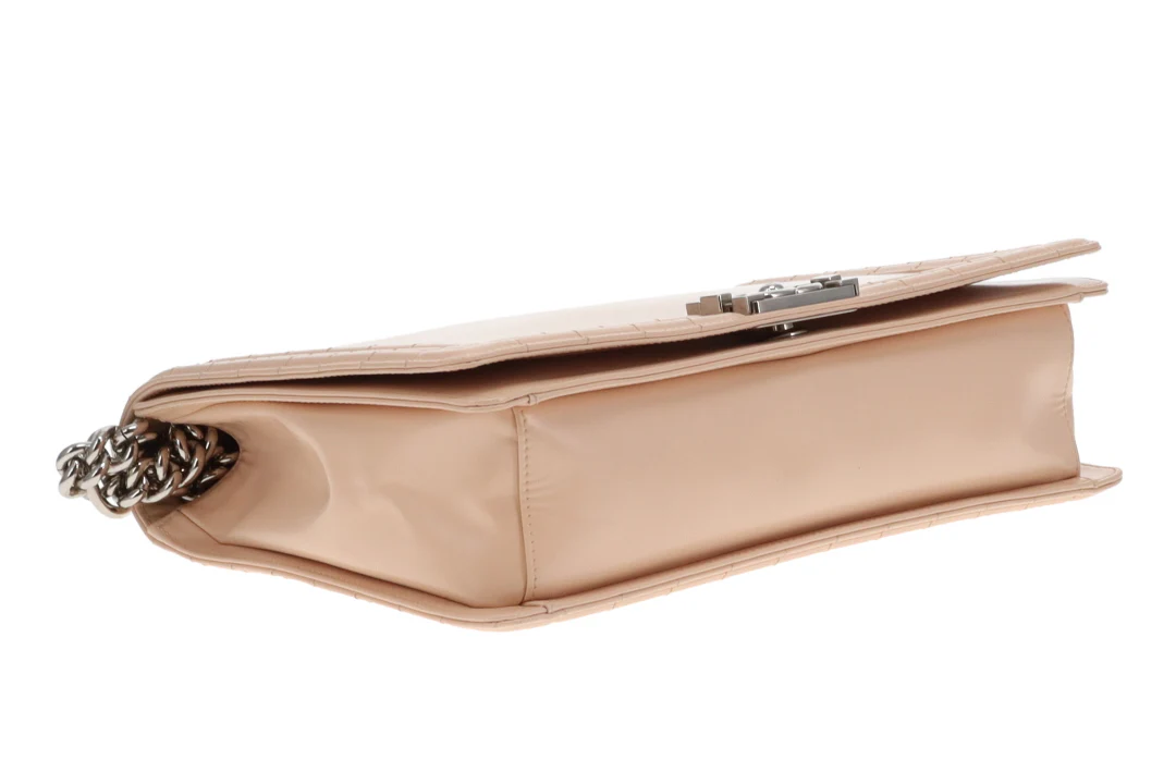 Chanel Boy Bag Large Beige Smooth Leather SHW 2012 - Image 11