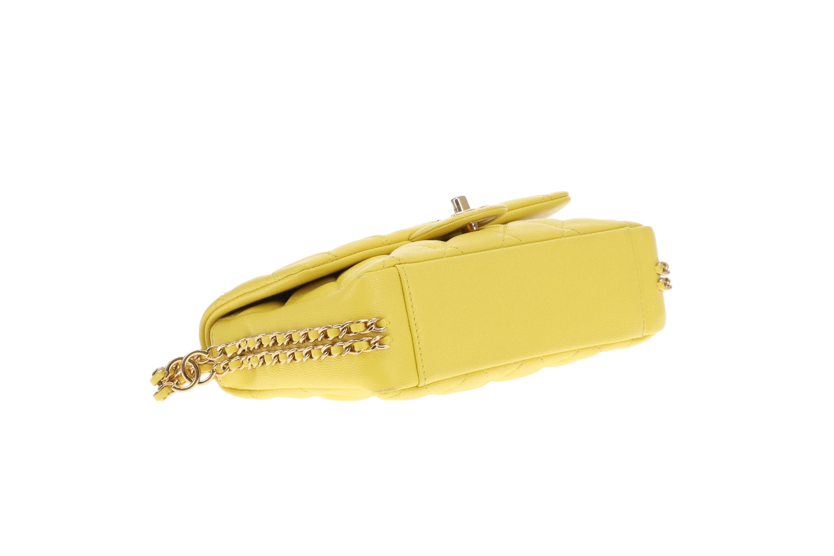 Chanel CC Coco You Flap Bag Yellow GHW (NFID) - Image 10