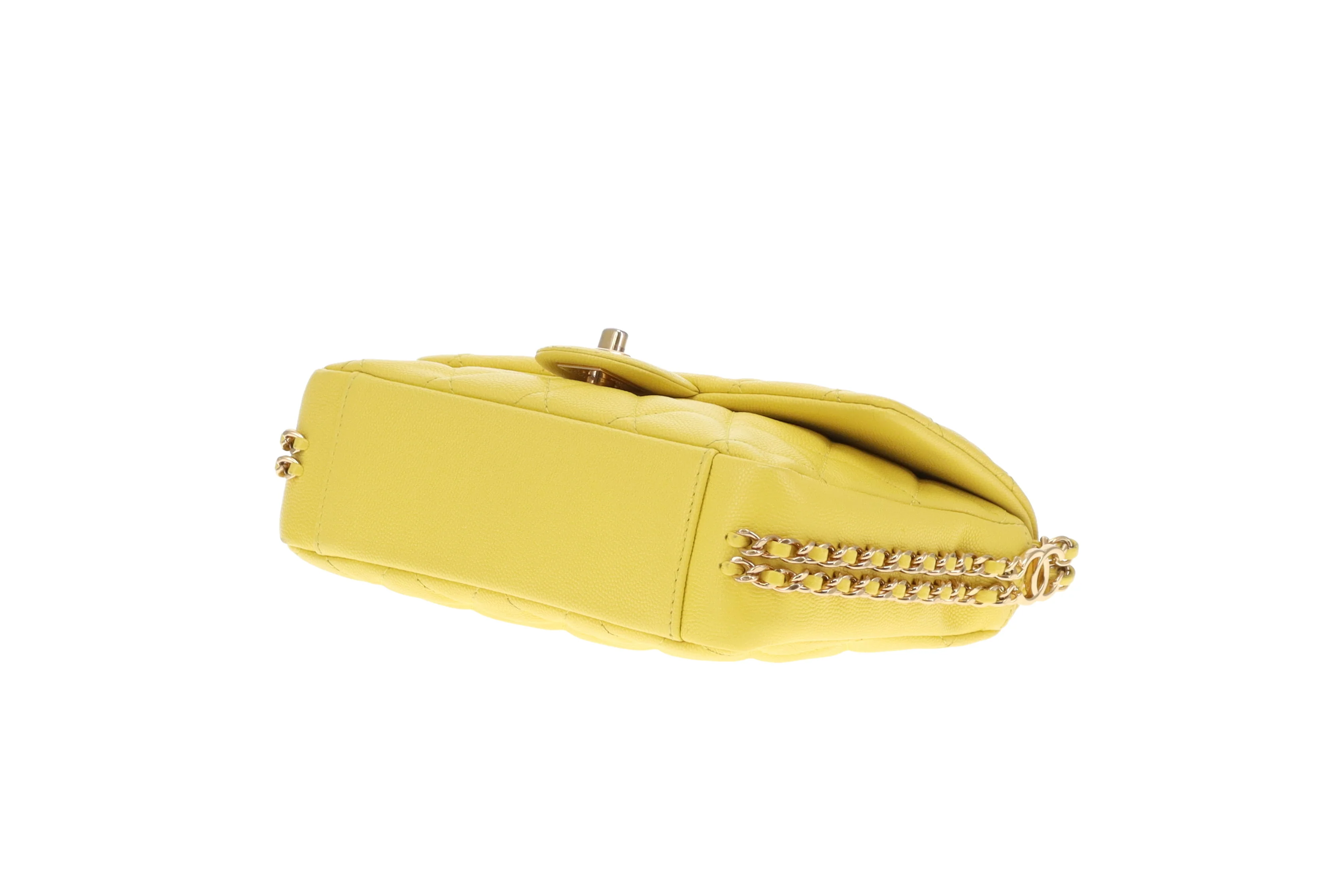 Chanel CC Coco You Flap Bag Yellow GHW (NFID) - Image 11