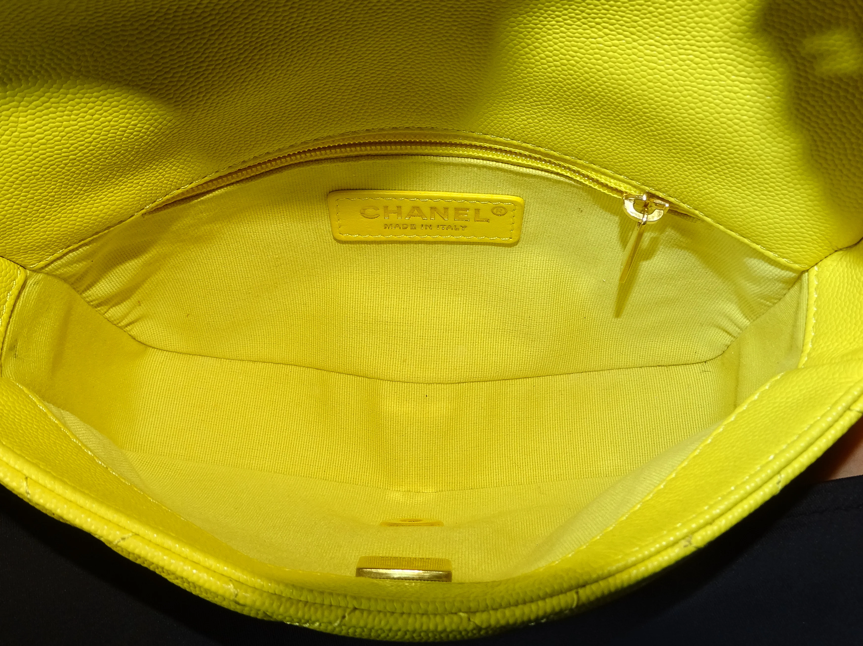Chanel CC Coco You Flap Bag Yellow GHW (NFID) - Image 14