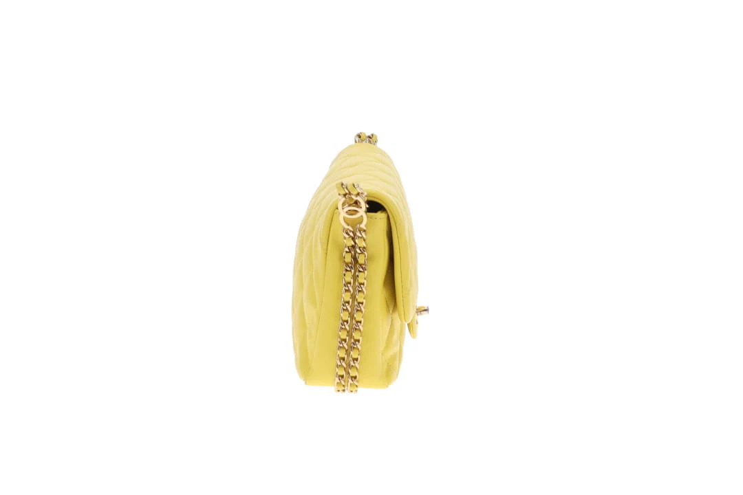Chanel CC Coco You Flap Bag Yellow GHW (NFID) - Image 6