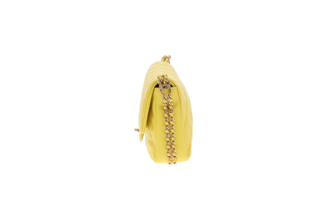 Chanel CC Coco You Flap Bag Yellow GHW (NFID) - Image 8
