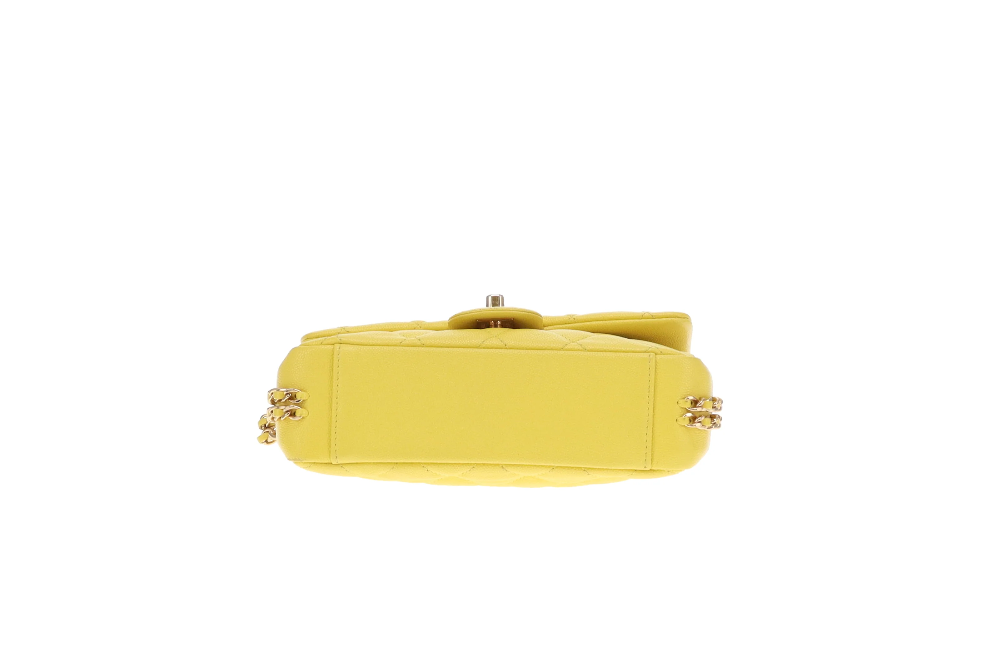 Chanel CC Coco You Flap Bag Yellow GHW (NFID) - Image 9