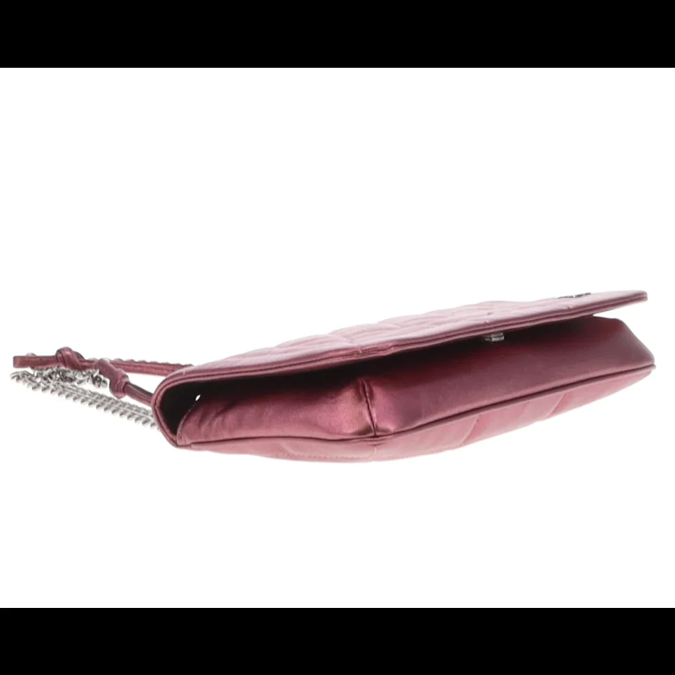 Chanel CC Quilted Pink Iridescent Calfskin Full Single Flap - Image 7