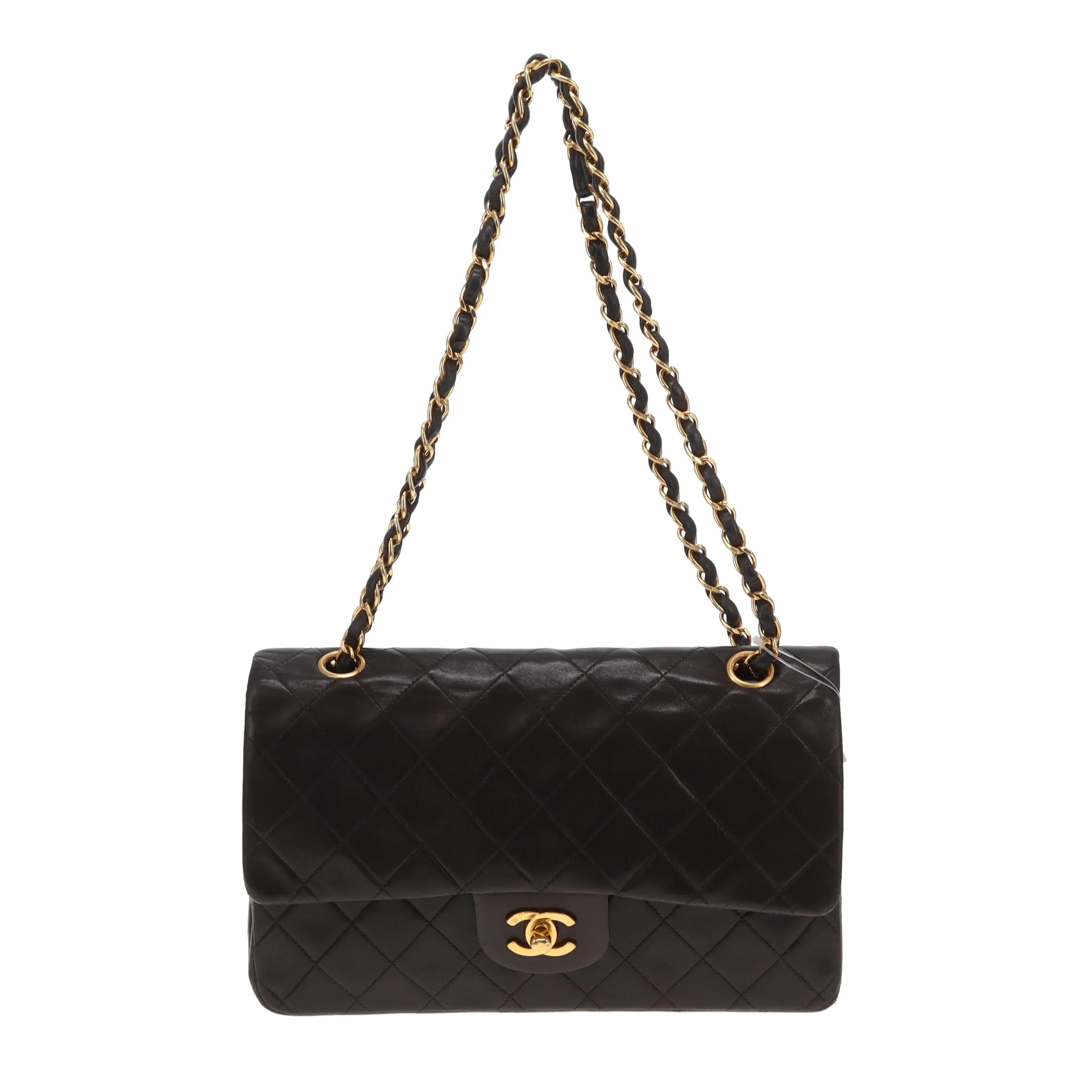 Chanel Classic Double Flap Medium Black Lambskin GHW  (3 series - 94/96) - Image 3