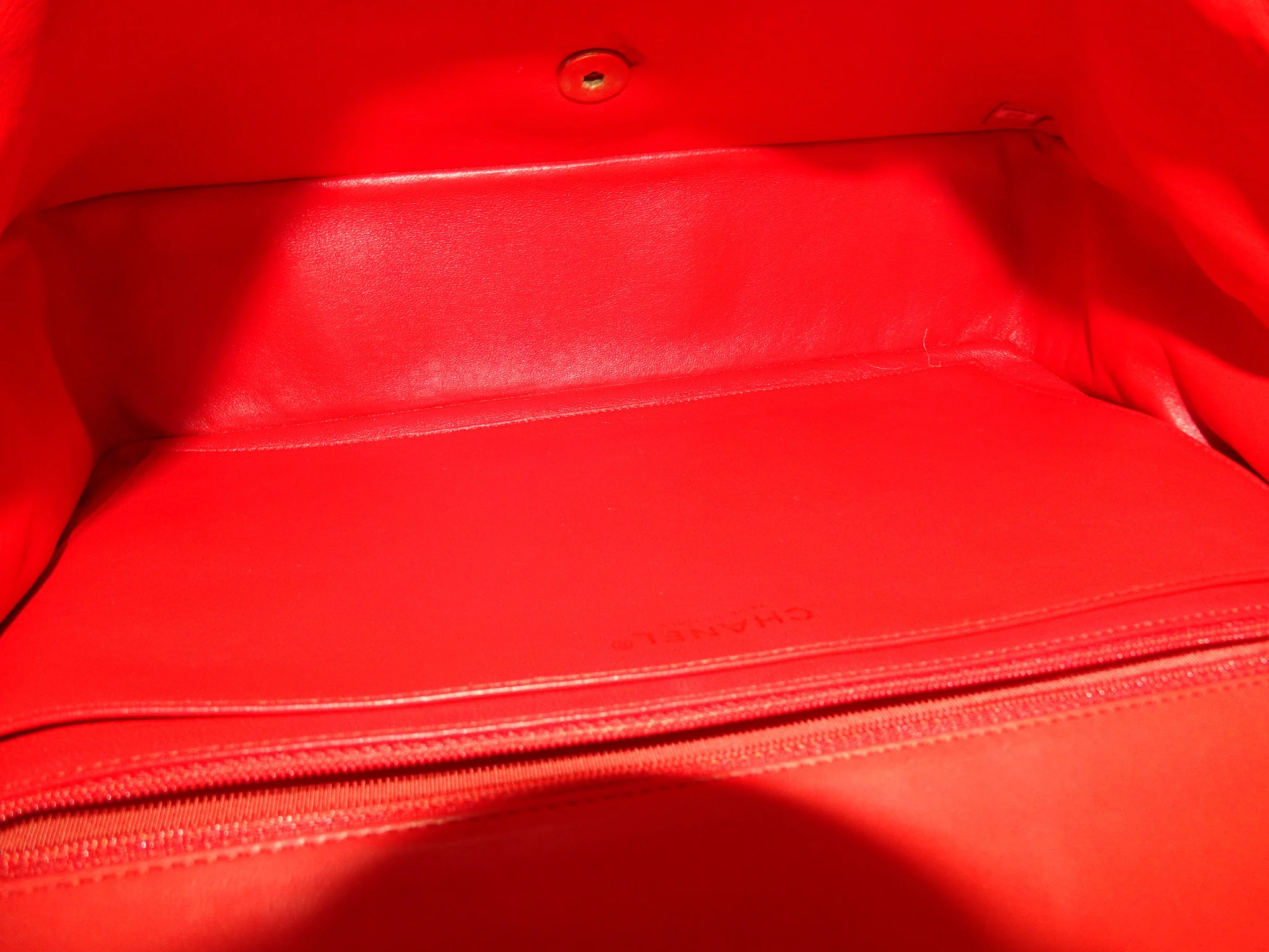 Chanel Classic Maxi Single Flap Coral Brushed GHW 2009/10 - Image 15