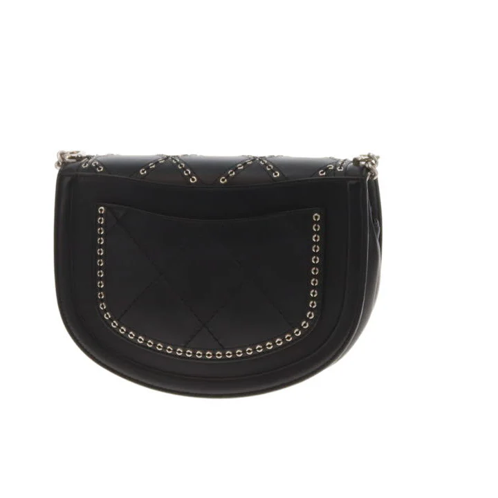Chanel Coco Eyelets Flap Bag Black and SHW 2018 - Image 7