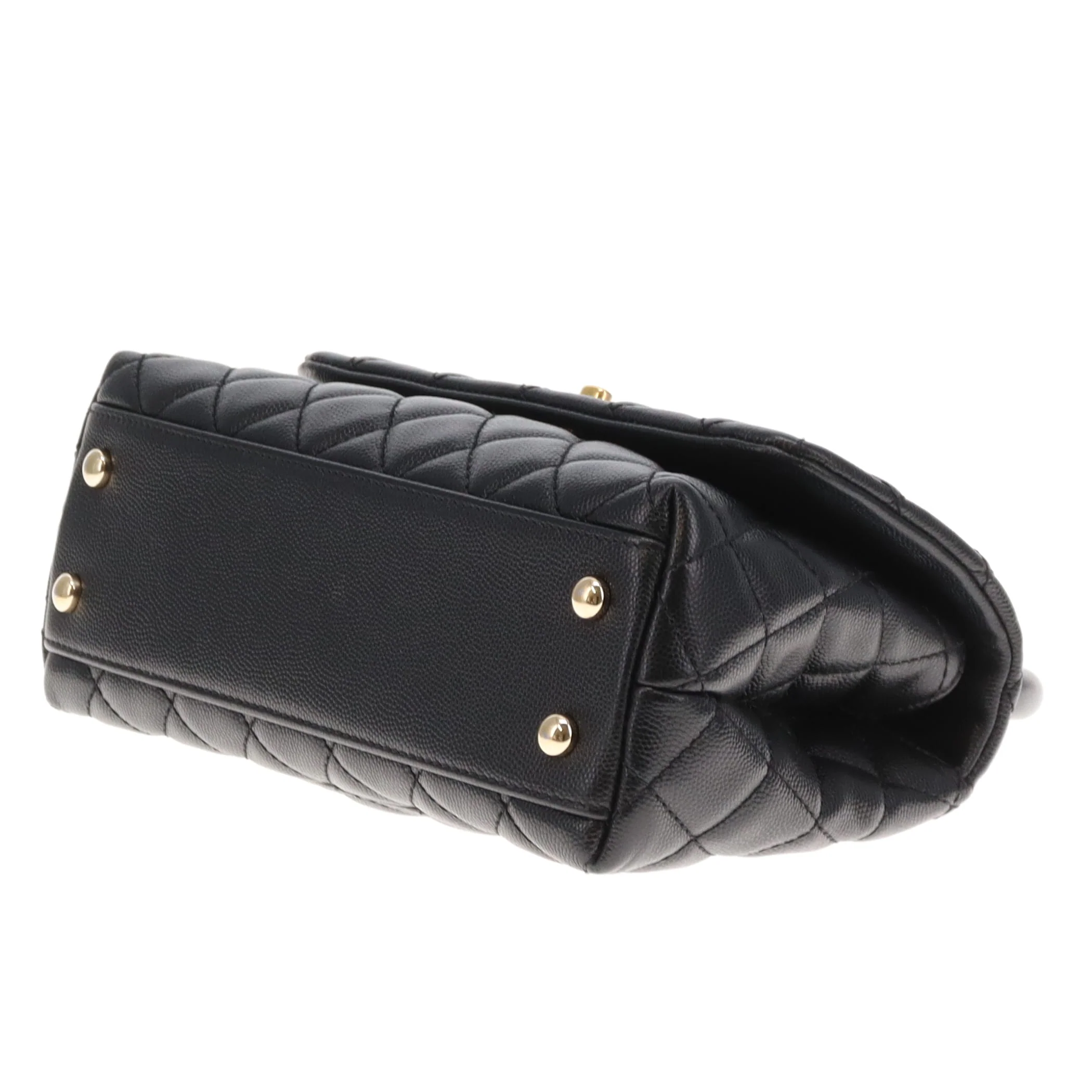 Chanel Coco Handle Small Black Caviar GHW 2020 - Image 12