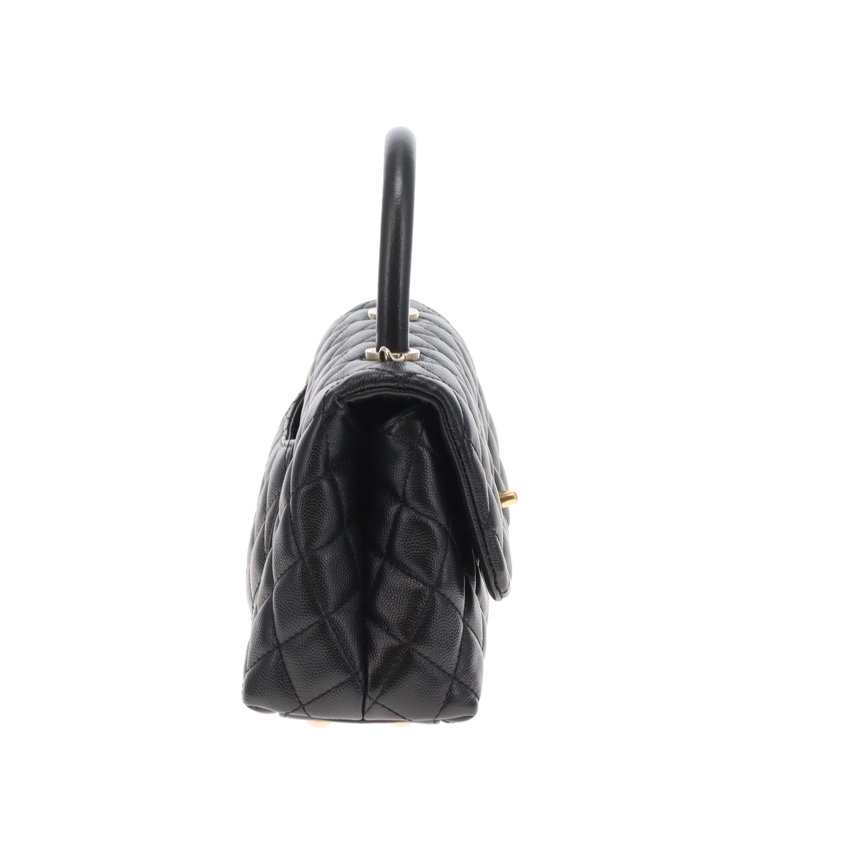 Chanel Coco Handle Small Black Caviar GHW 2020 - Image 5