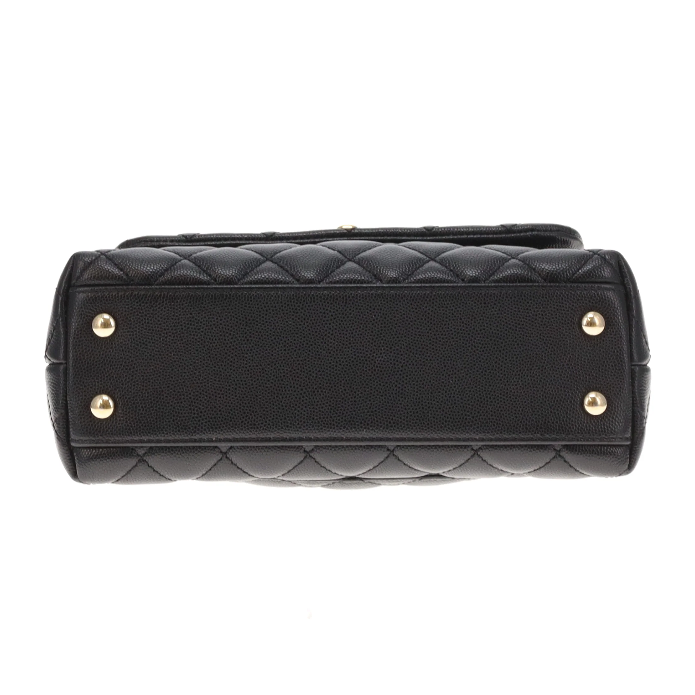 Chanel Coco Handle Small Black Caviar GHW 2020 - Image 8