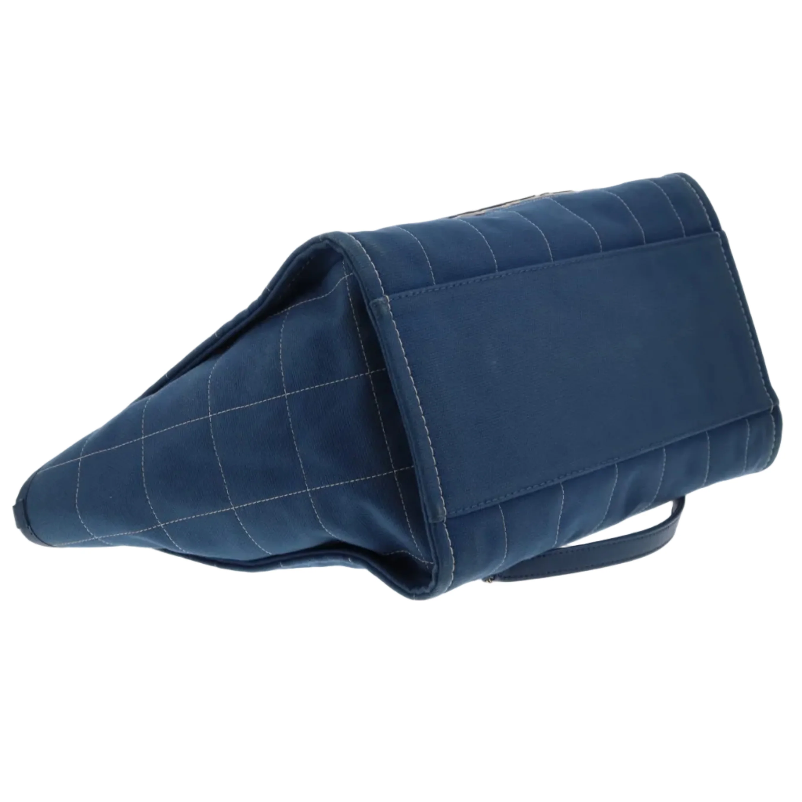 Chanel Deauville Large Denim Blue Shopping Tote 2023 - Image 13