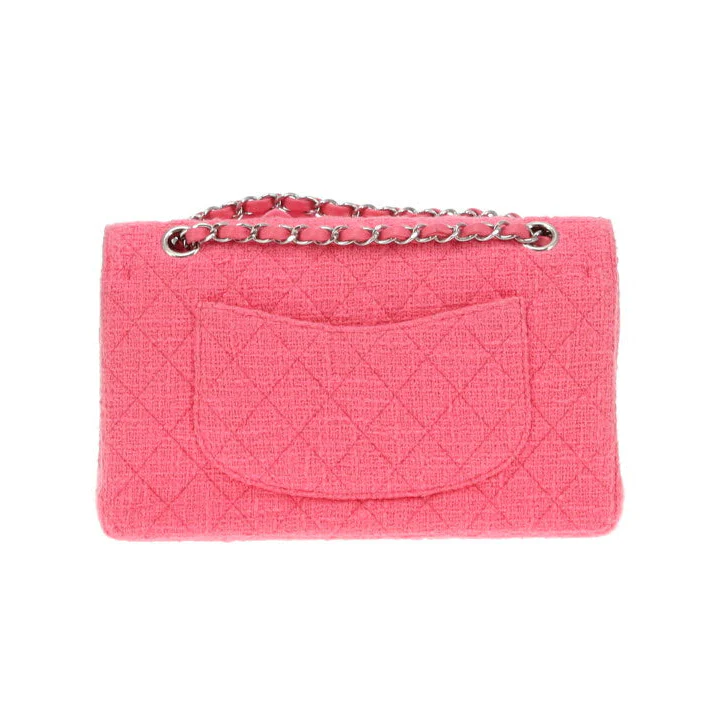 Chanel Pink 2016C Tweed Medium Double Flap Bag Very Rare - Image 13