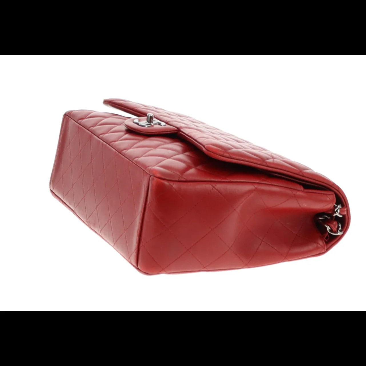 Chanel Classic Maxi Double Flap Rouge Leather SH 2013/14 - Image 14