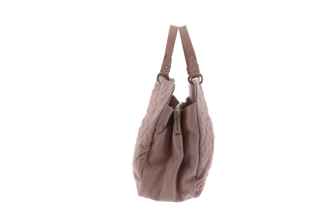 Chanel Tote Large Quilted Denim Pink 2008/09 - Image 7