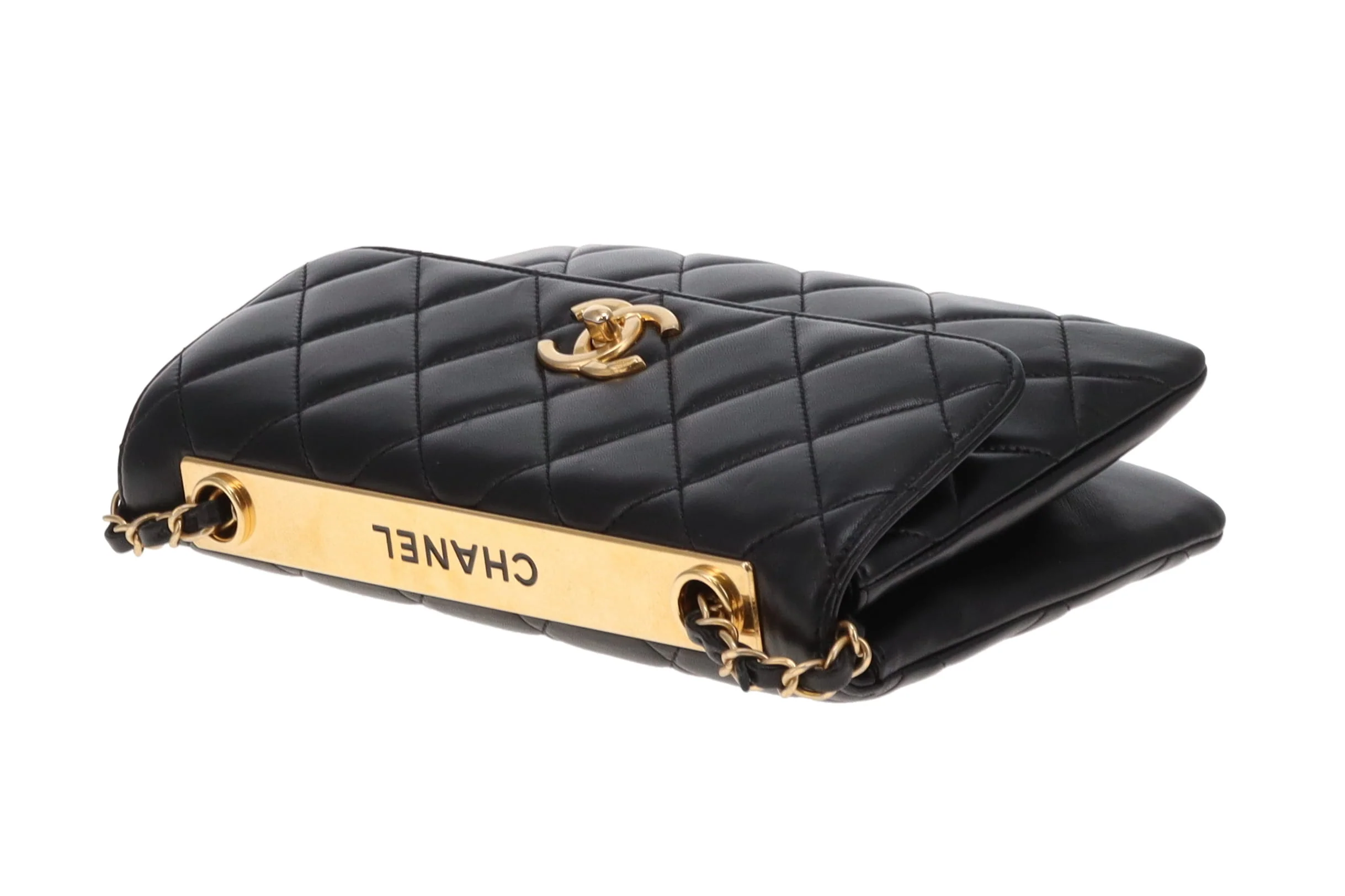 Chanel Trendy Flap Shoulder Bag Black GHW 2015/16 - Image 14