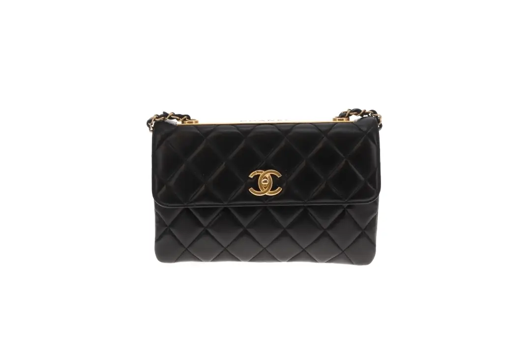 Chanel Trendy Flap Shoulder Bag Black GHW 2015/16 - Image 4