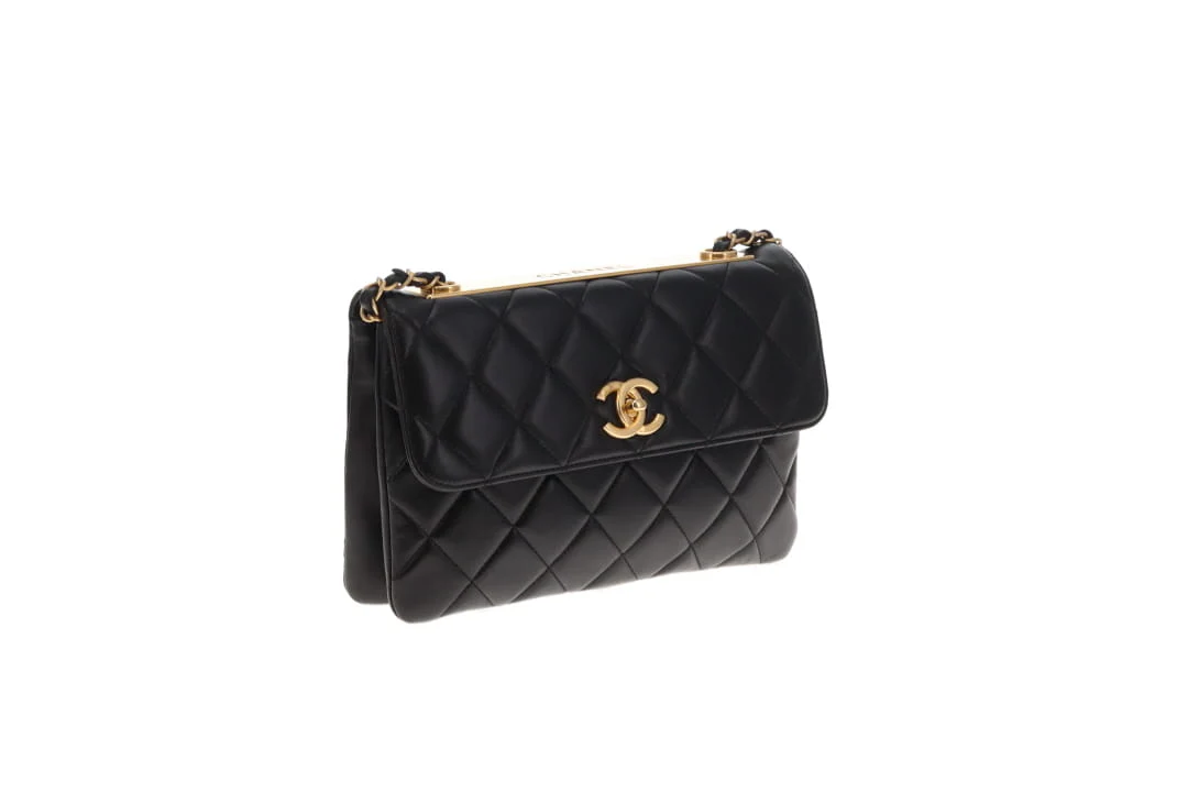 Chanel Trendy Flap Shoulder Bag Black GHW 2015/16 - Image 5
