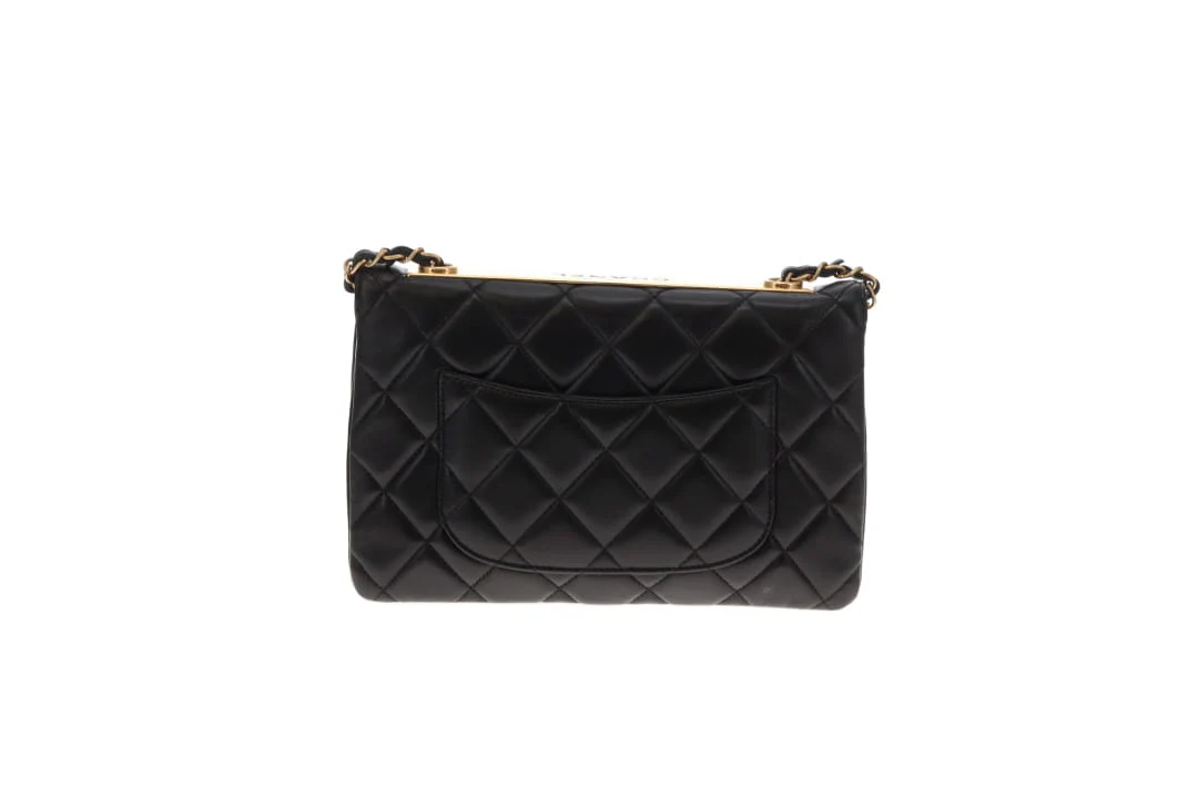 Chanel Trendy Flap Shoulder Bag Black GHW 2015/16 - Image 8