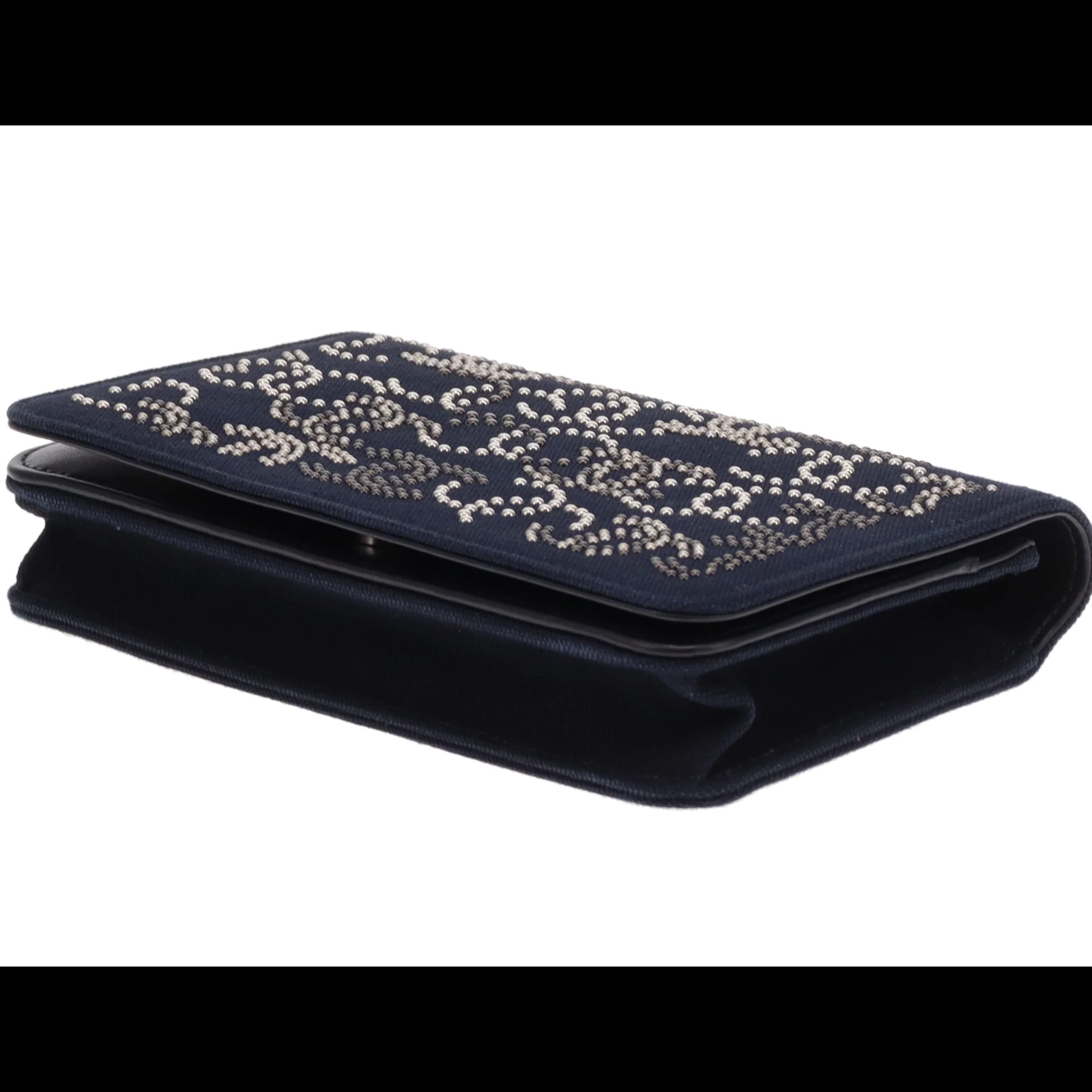 Chanel Wallet On Chain Paris Shanghai Collection Navy 2019 - Image 12