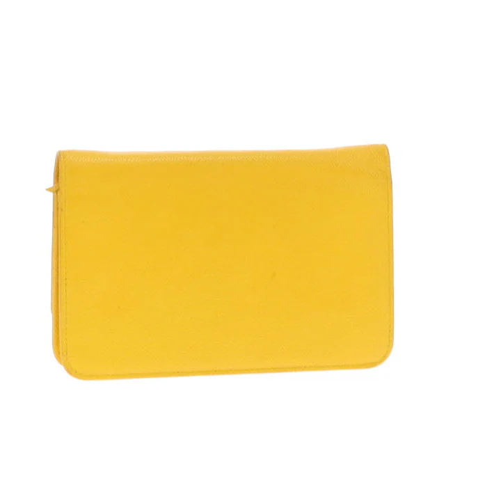 Chanel Wallet On Chain Timeless Caviar Yellow - Image 7