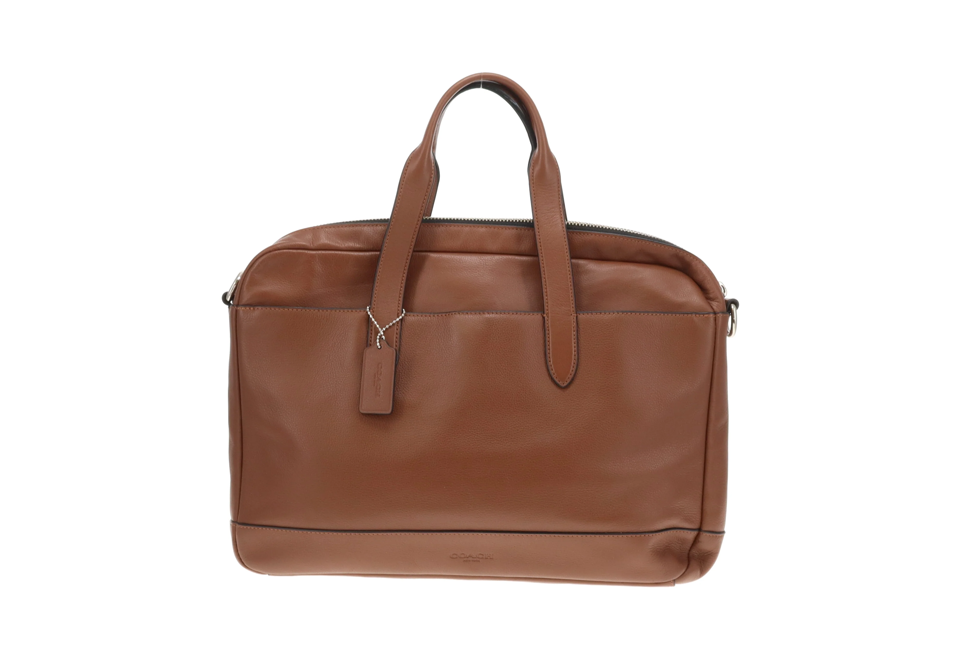Coach Laptop Bag Brown Leather with Strap