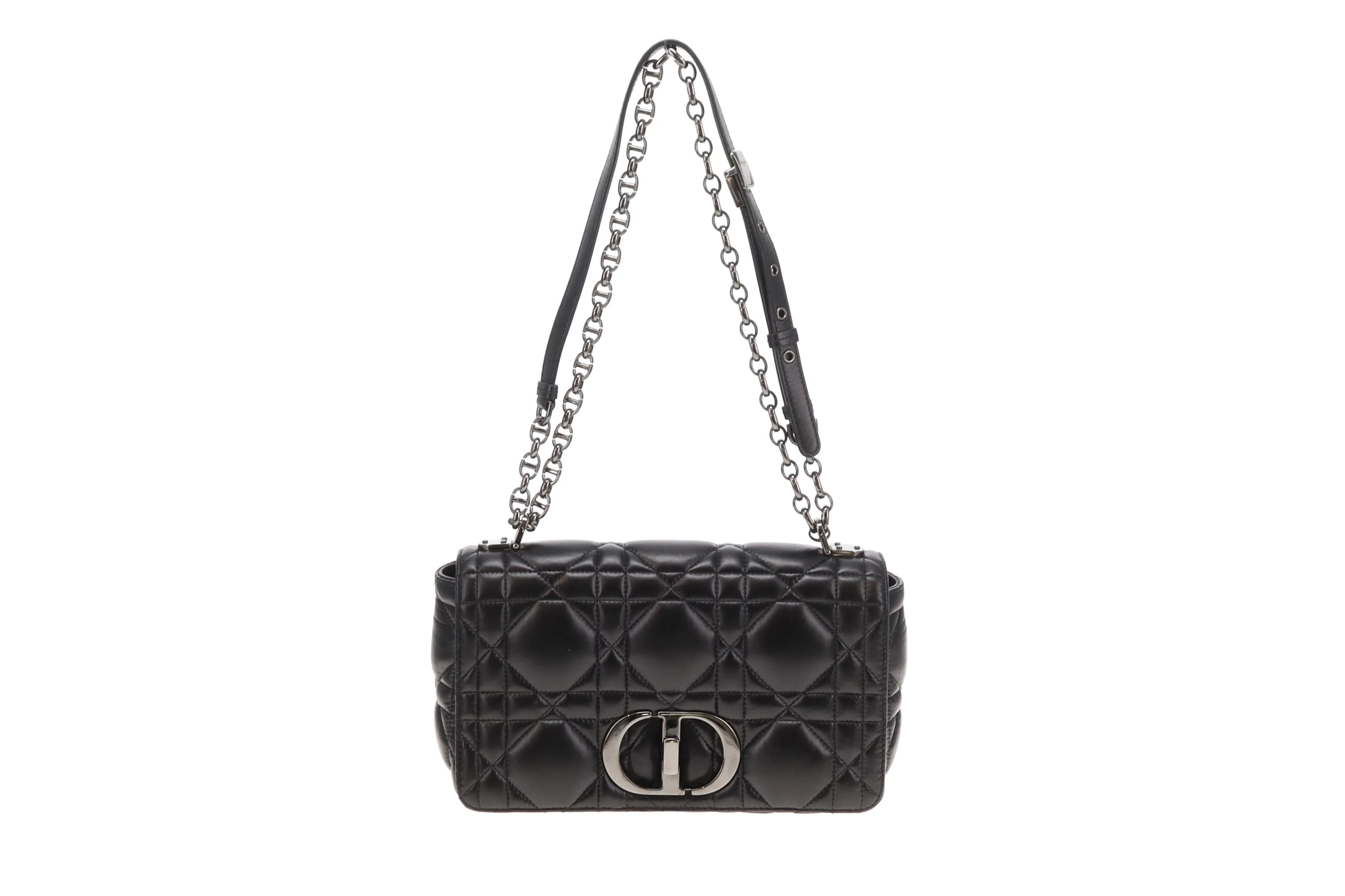Dior Caro Medium Black Macrocannage Lambskin 2021 - Image 3